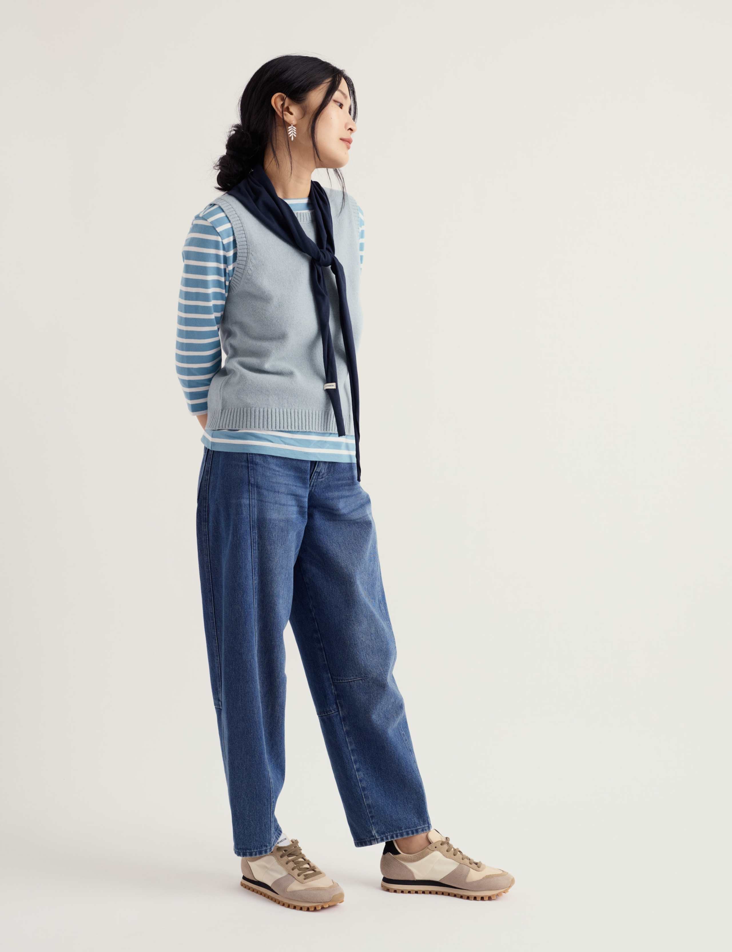 Merino Wool Rich Fitted Knitted Vest