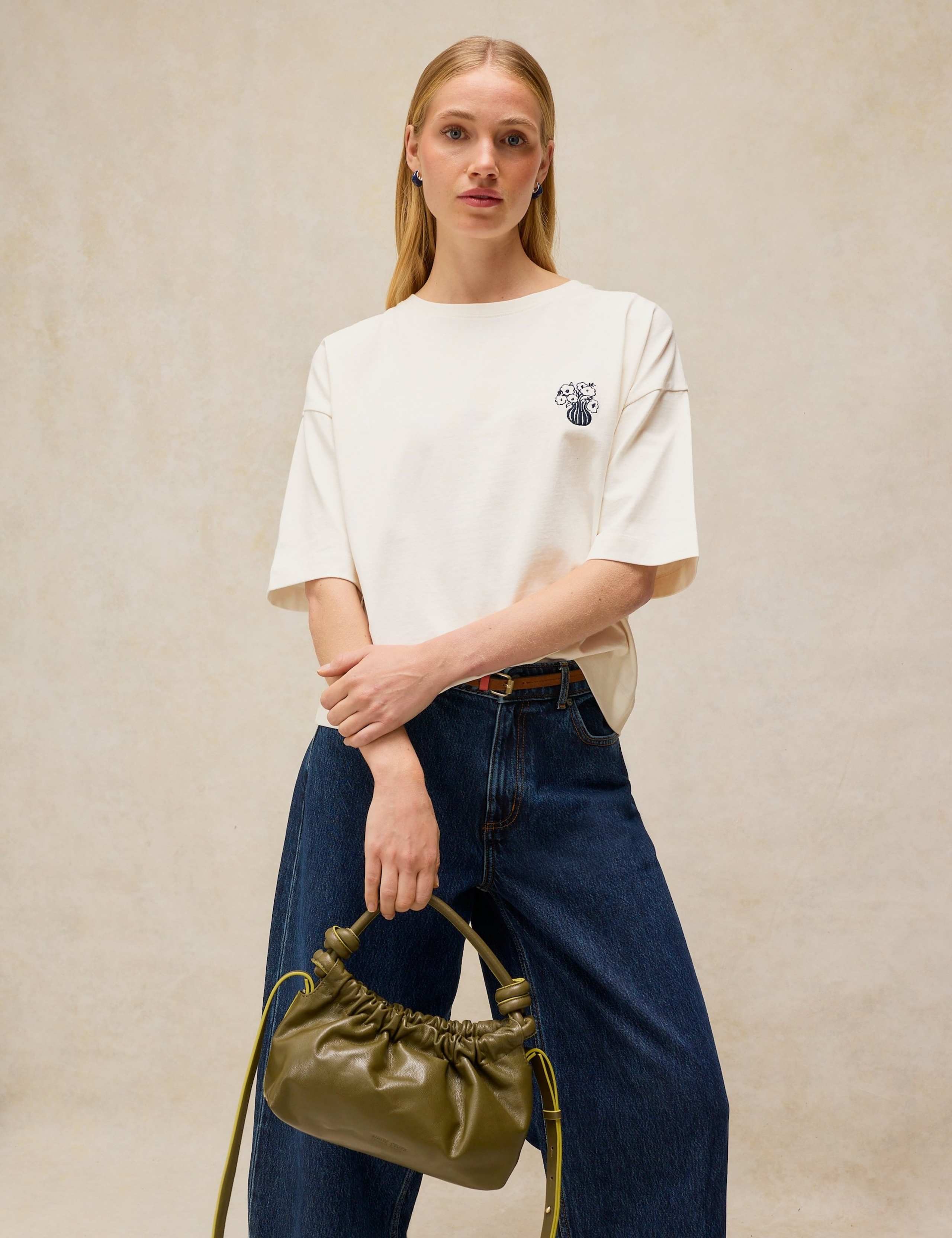 Pure Cotton Embellished T-Shirt