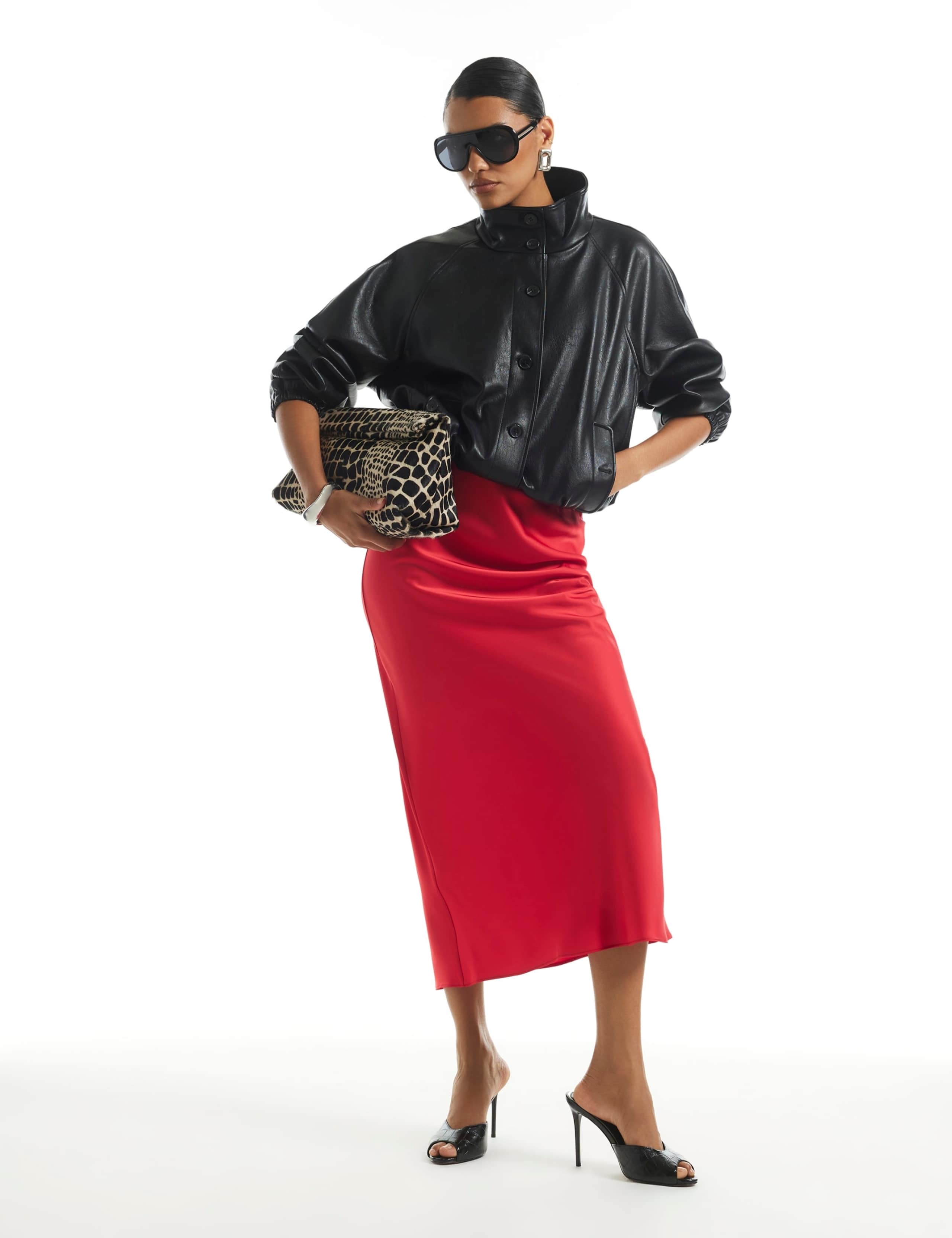Midi Slip Skirt