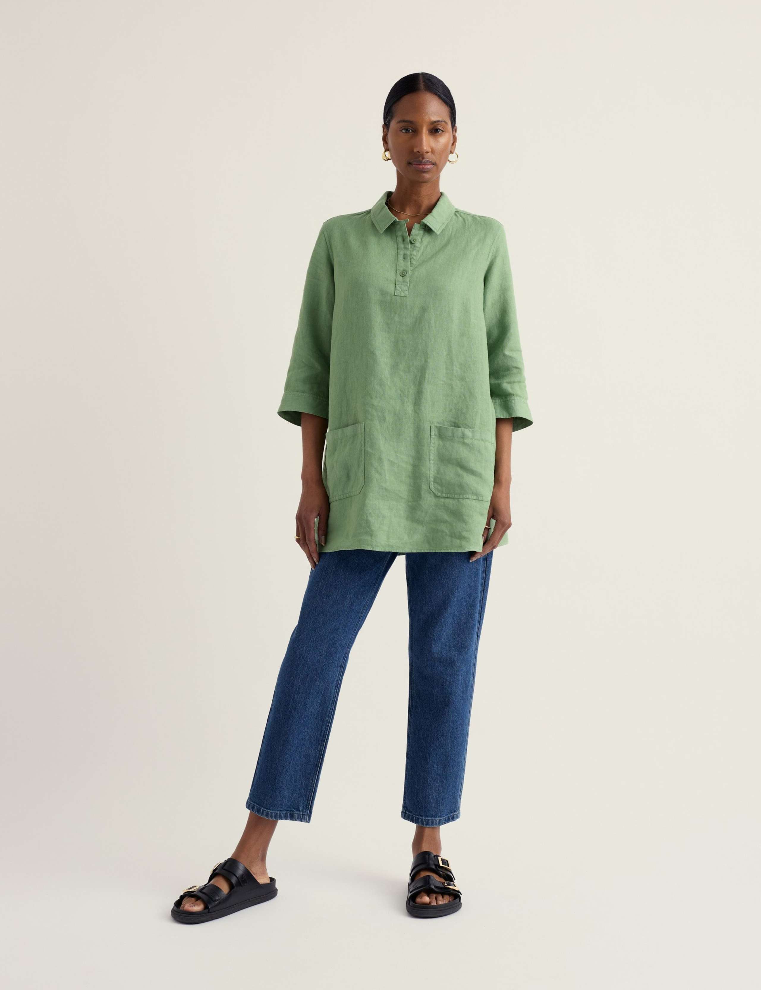 Pure Linen Oversized Tunic