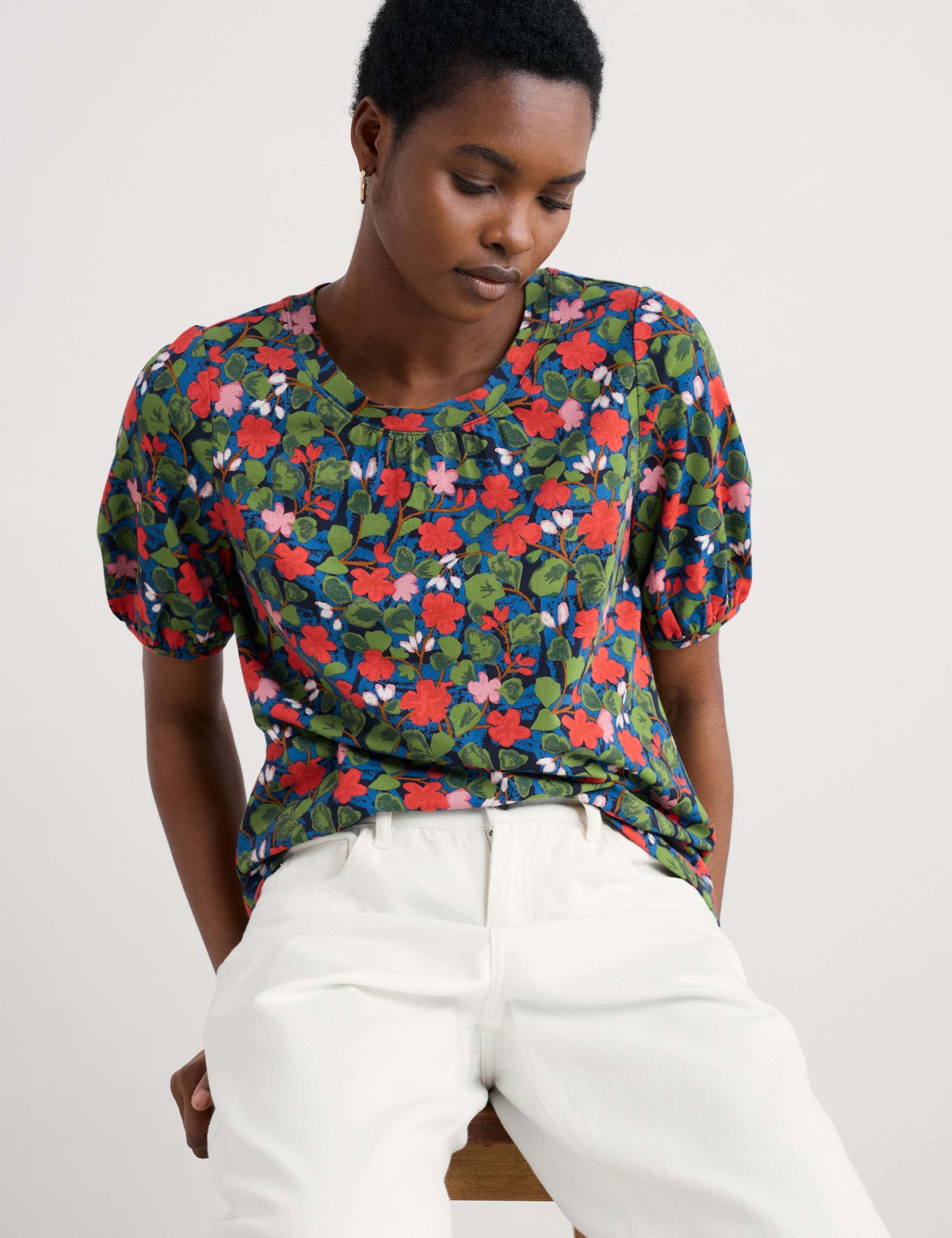 Seaberry Jersey Short Sleeve Top