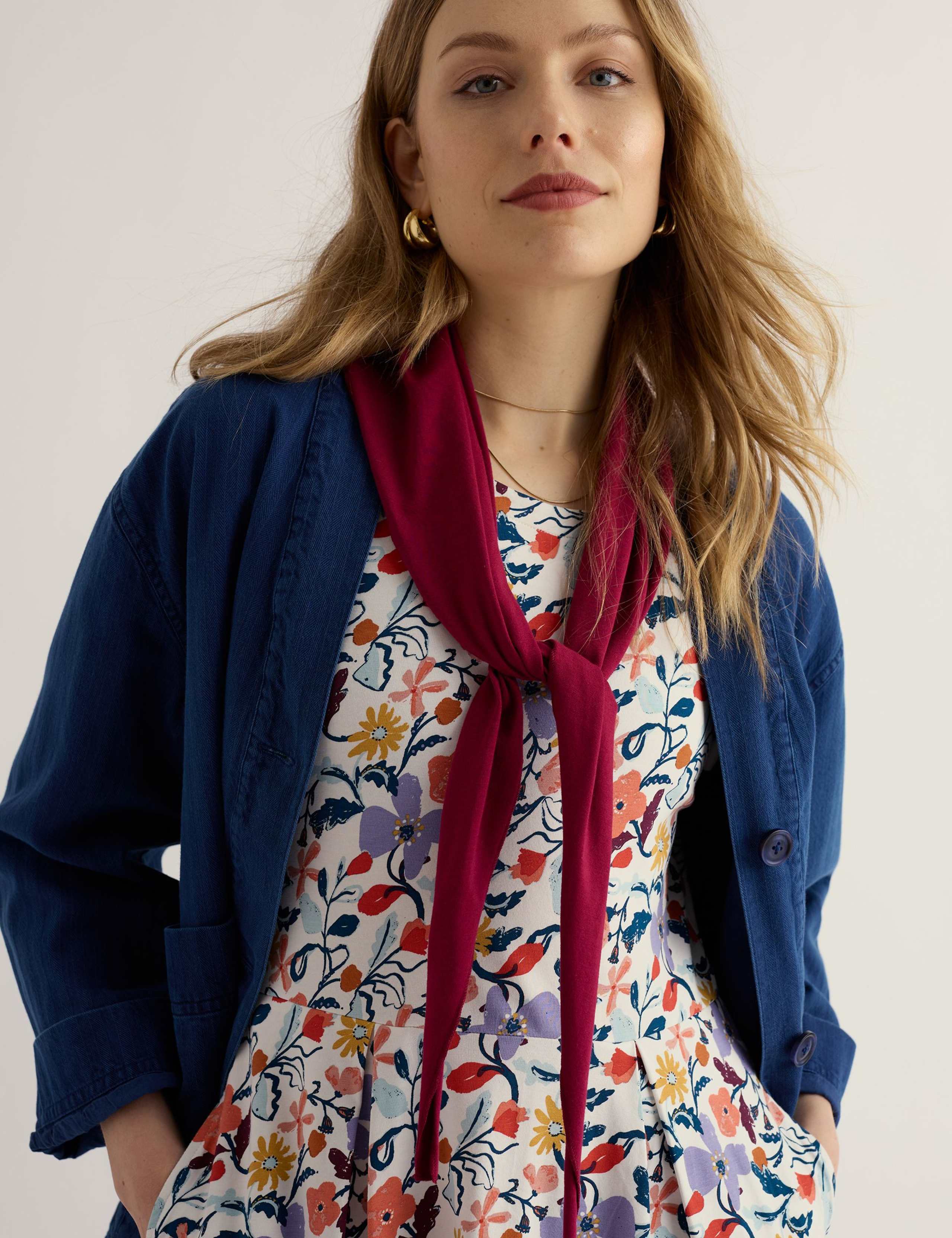 Cotton Rich Triangle Scarf