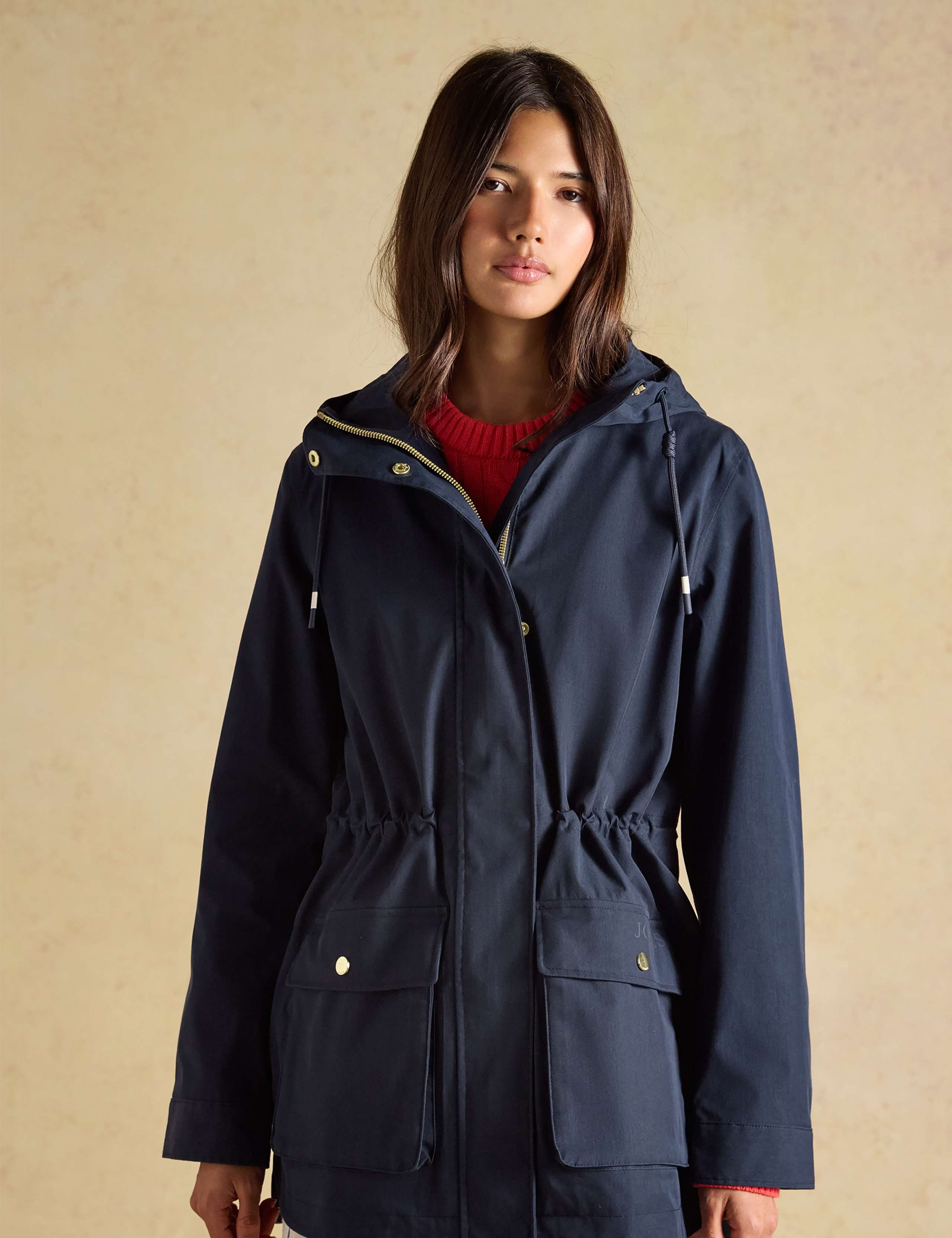 Cotton Rich Waterproof Hooded Raincoat