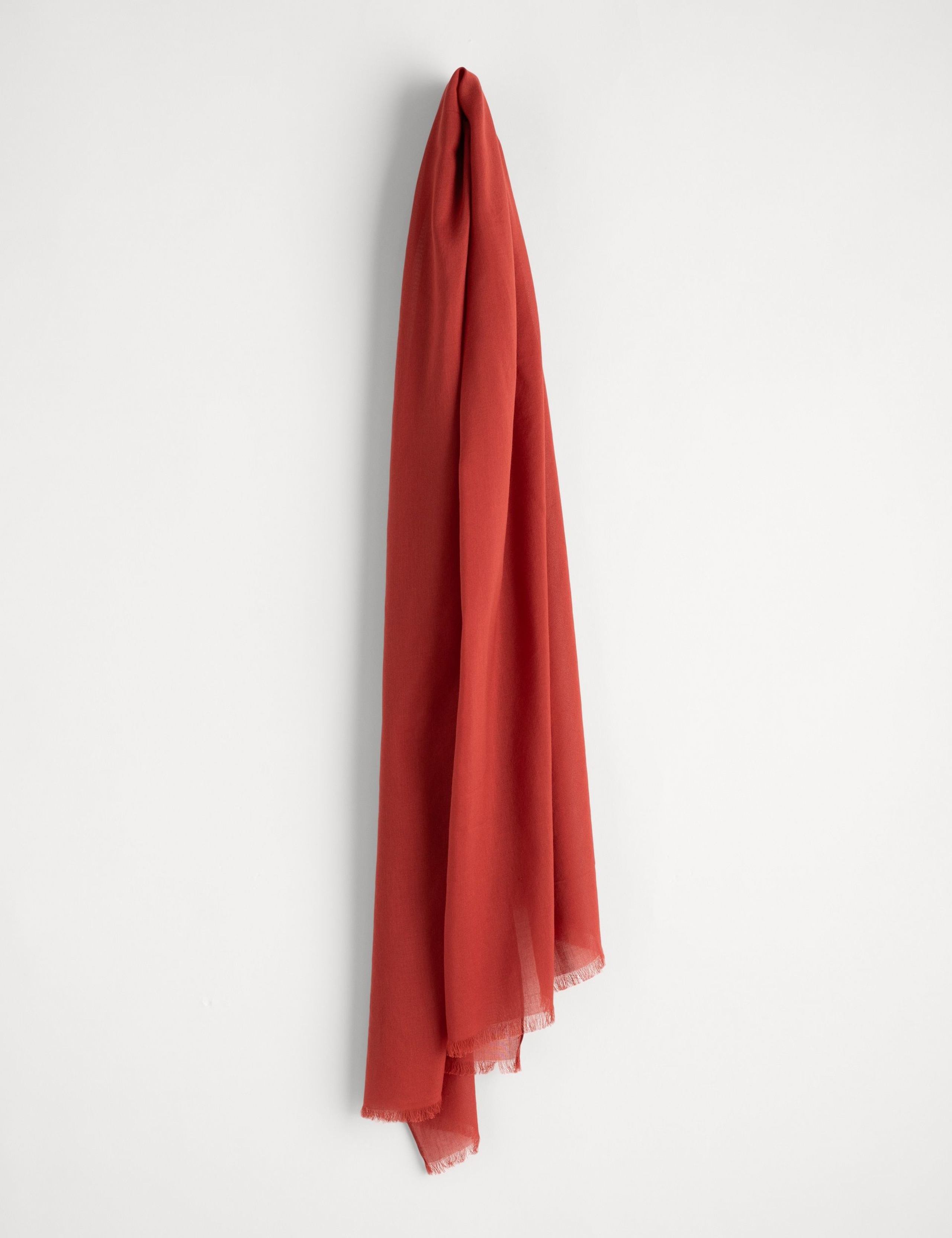 Modal Blend Fringed Scarf