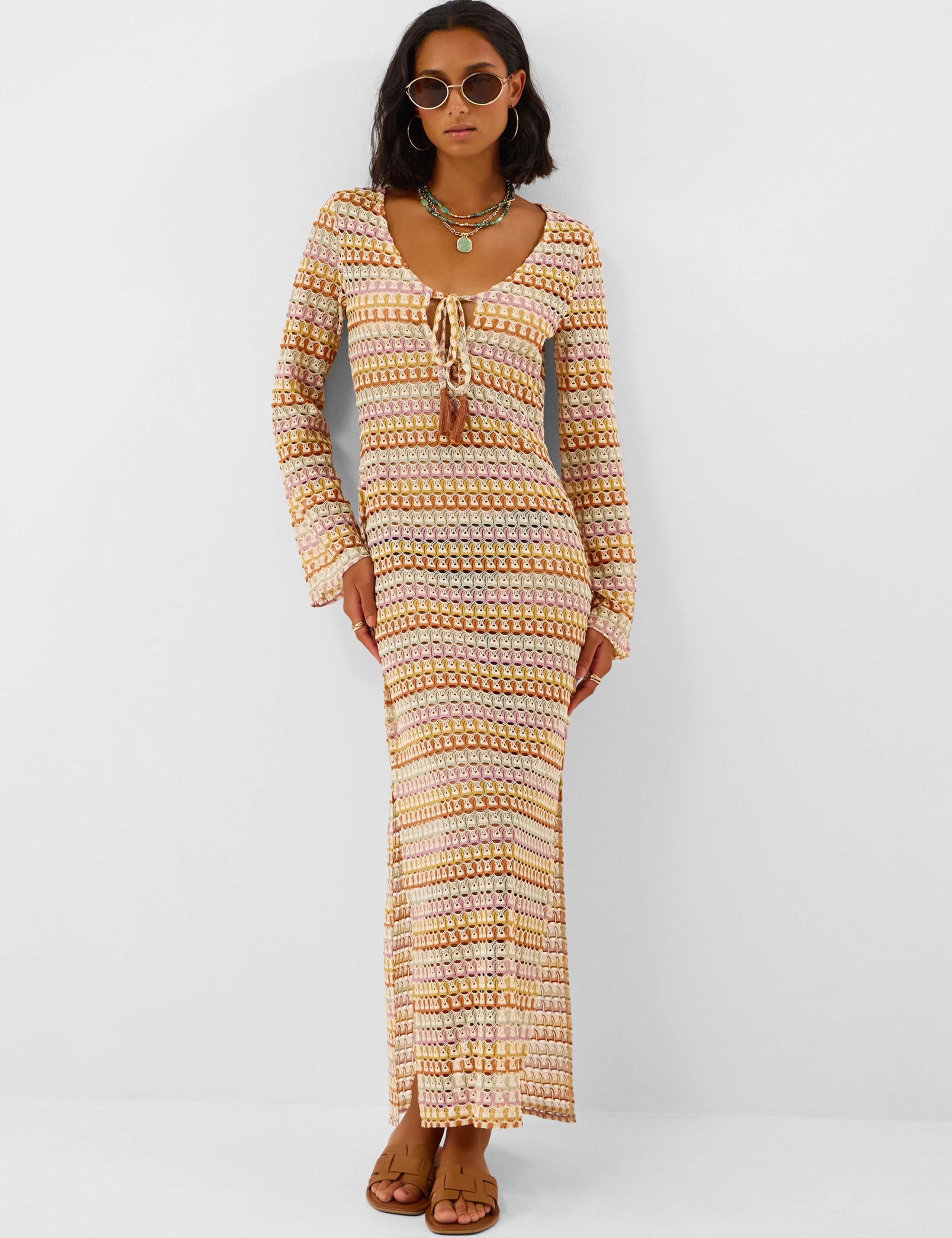 Woven Maxi Beach Dress