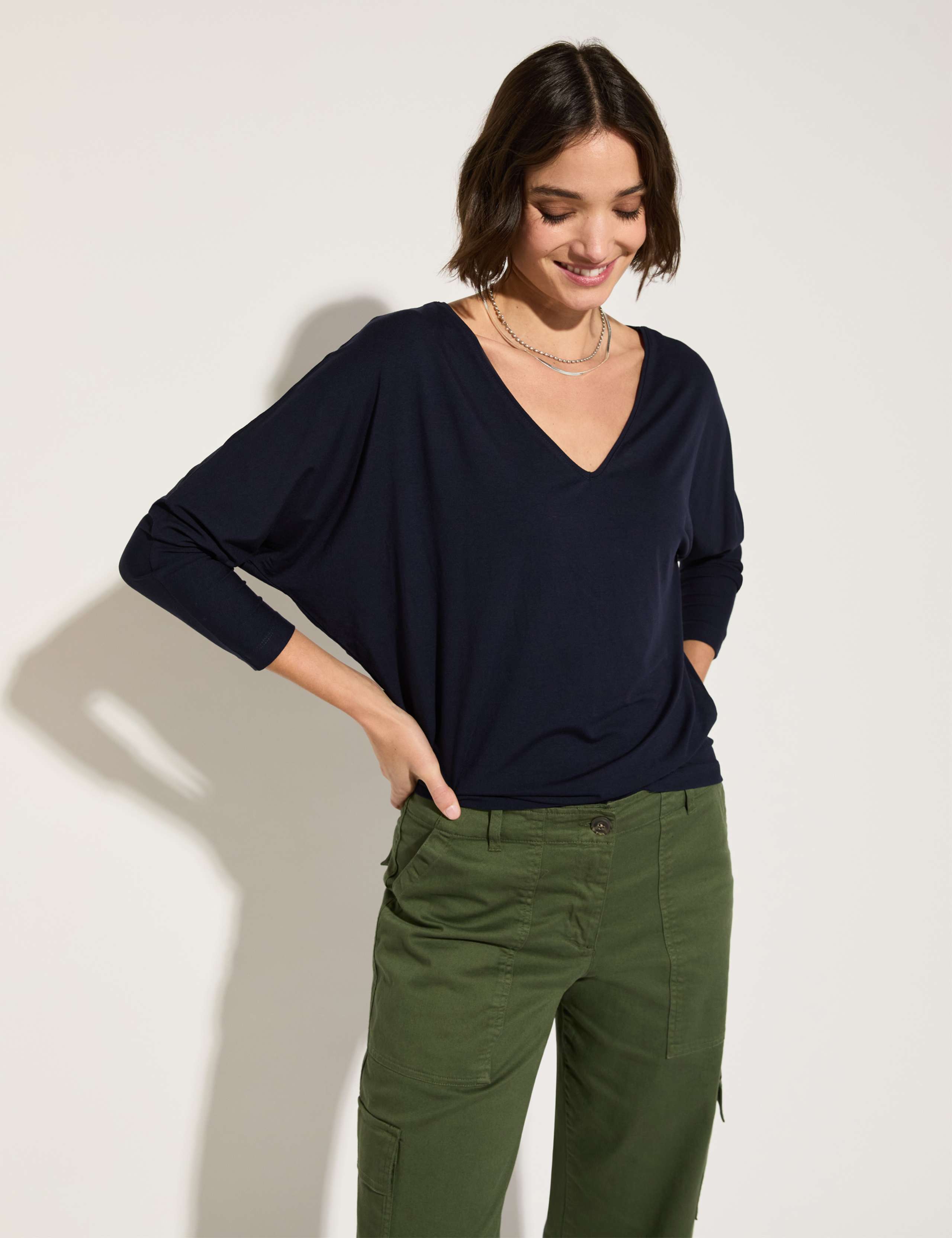 V-Neck Relaxed Top