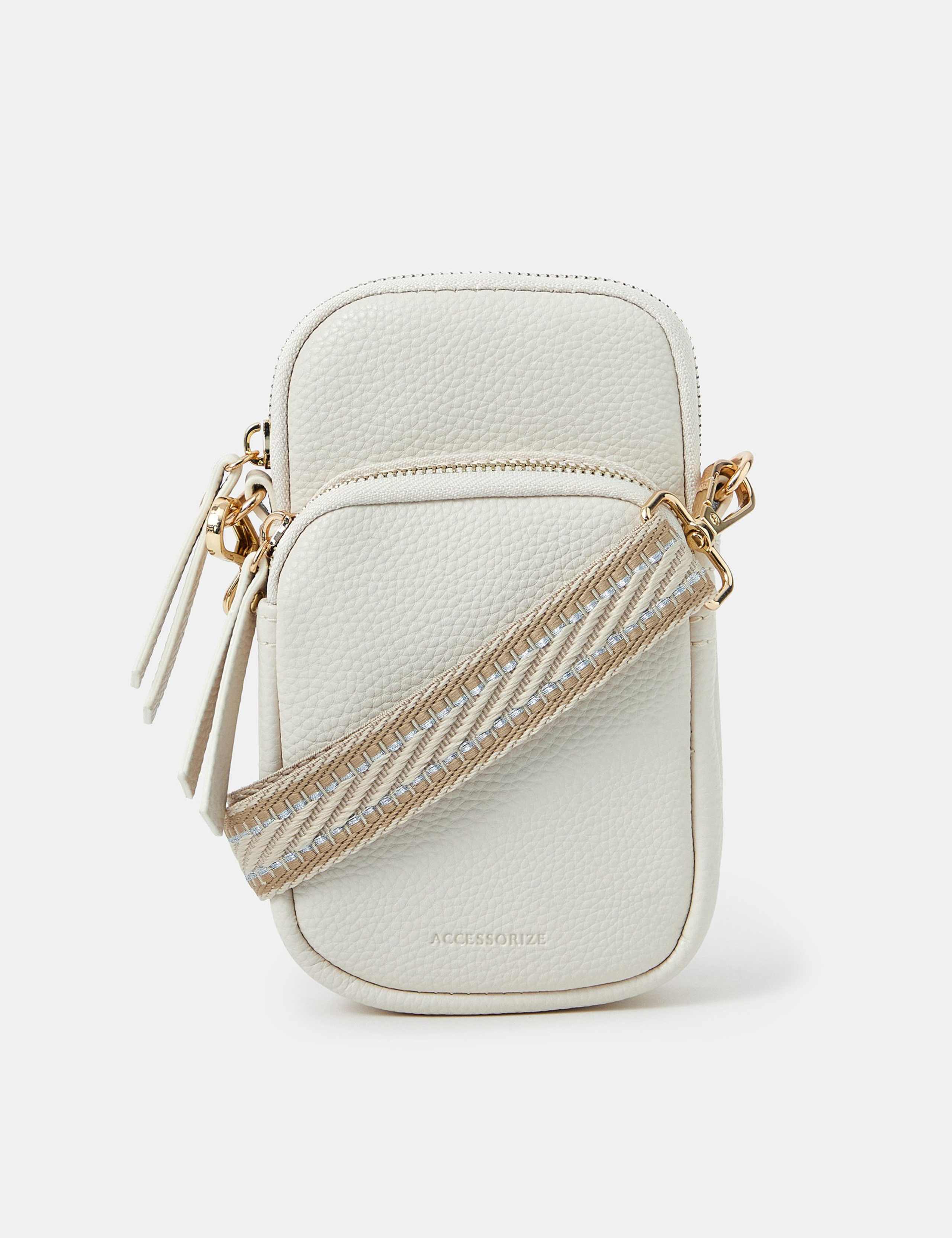 Textured Cross Body Phone Bag