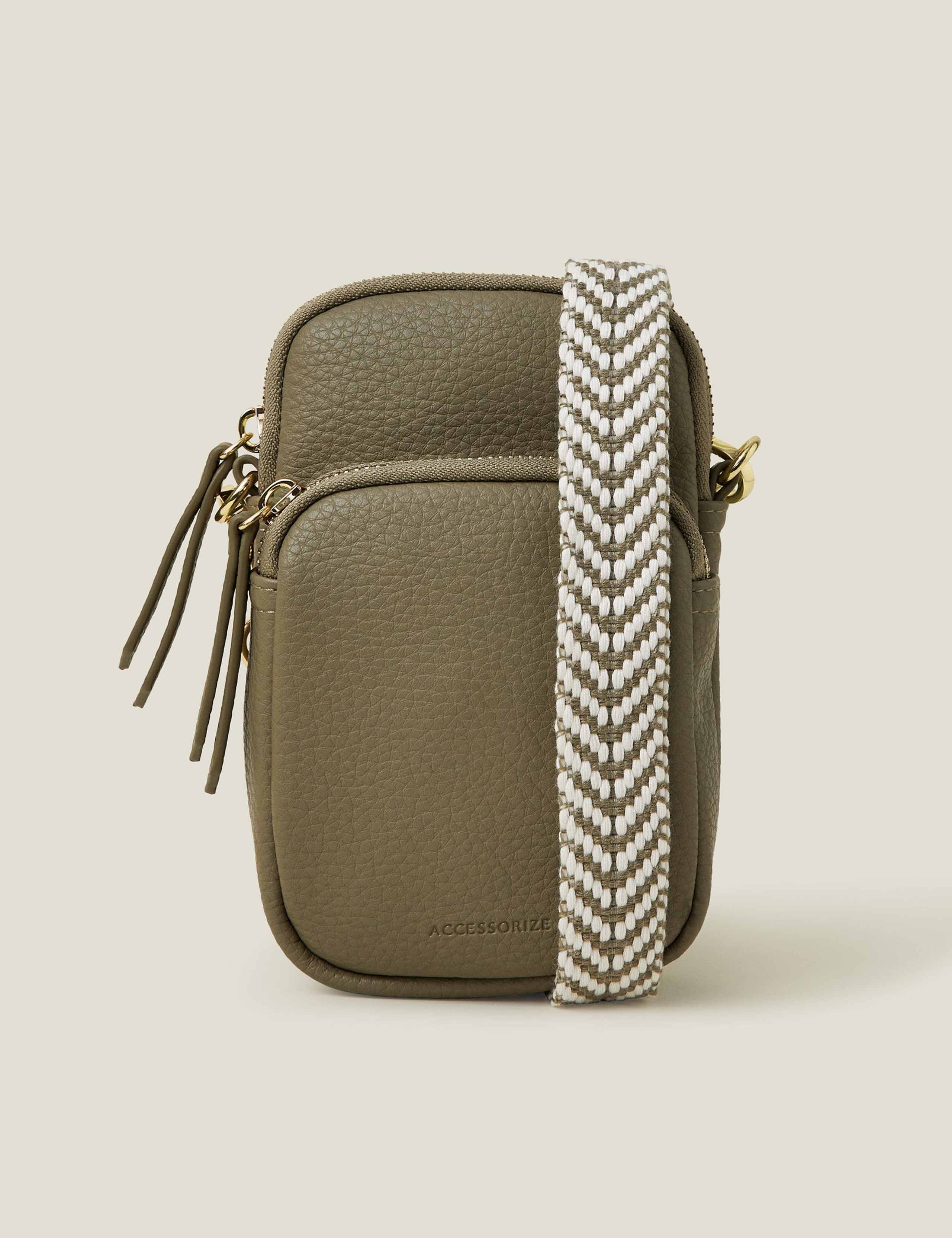 Textured Cross Body Phone Bag