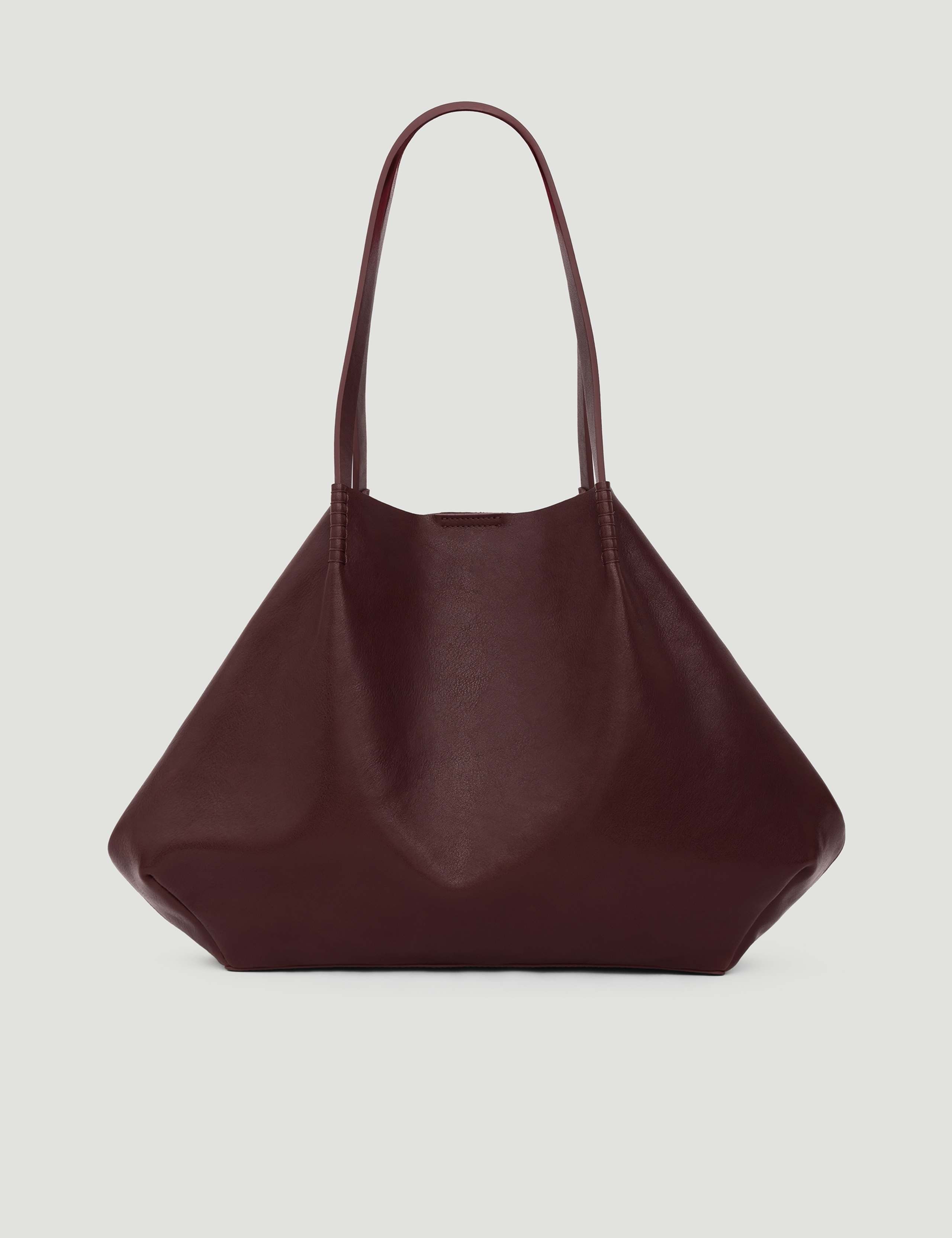 Leather Large Slouchy Tote Bag