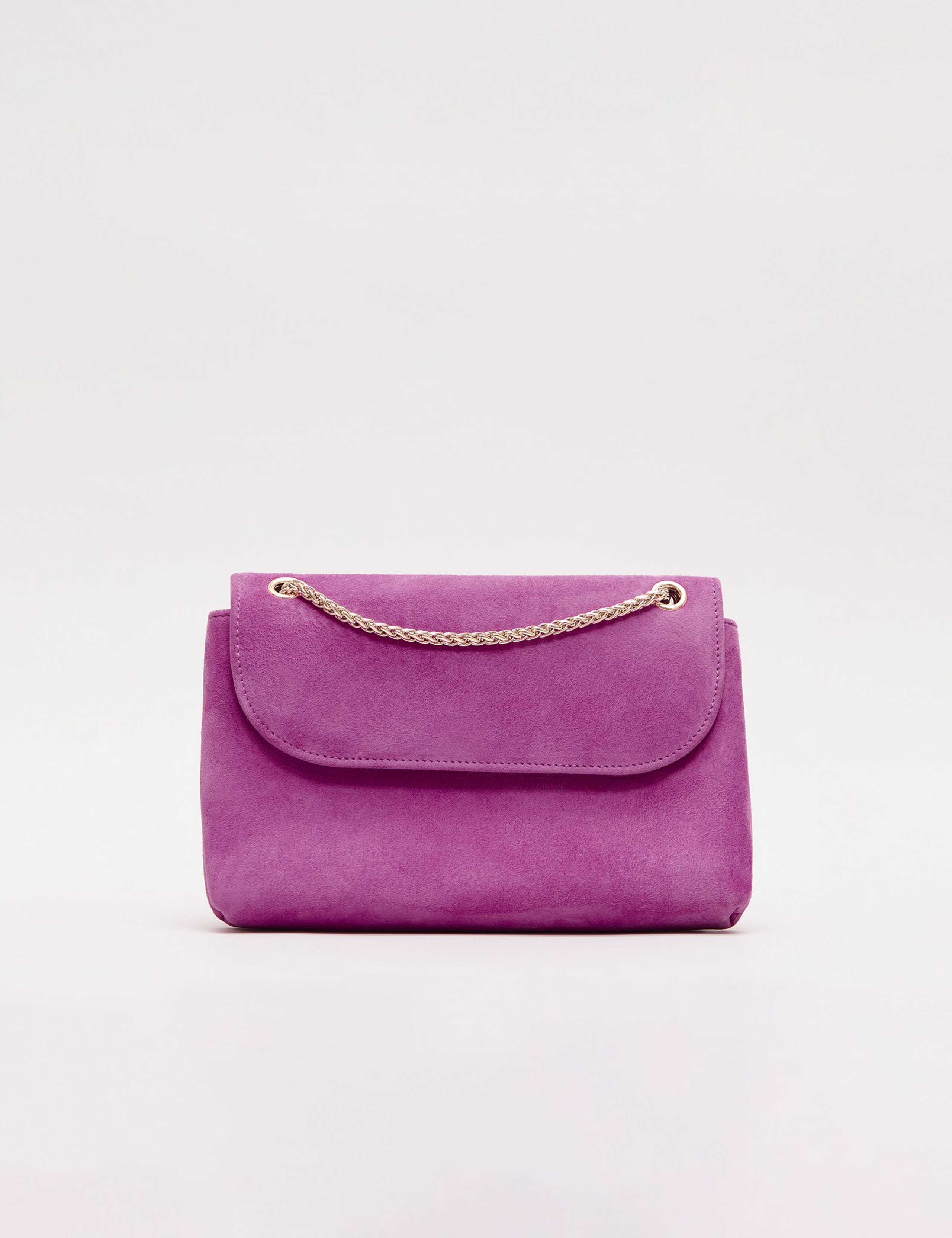 Suede Clutch Bag