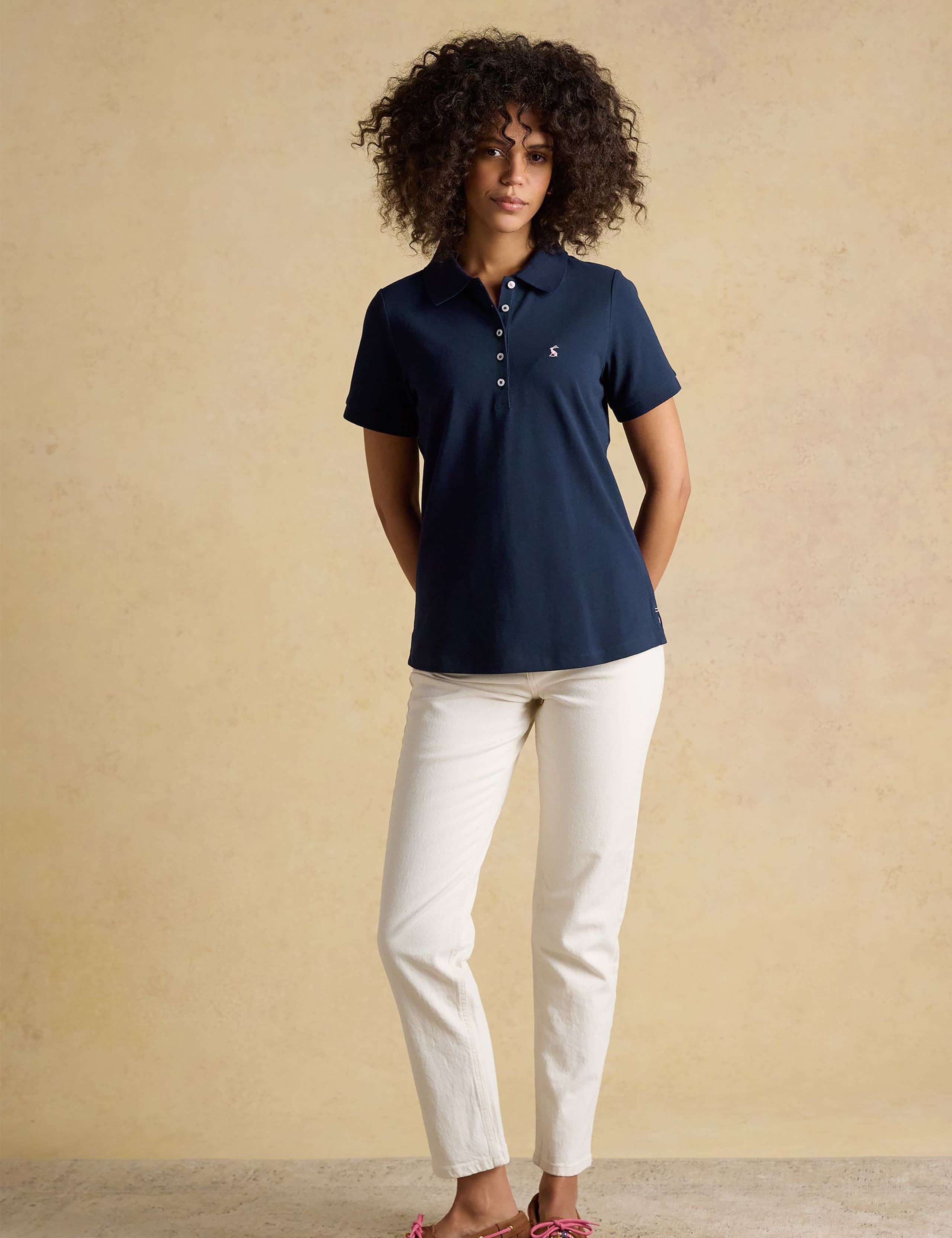 Pure Cotton Pique Polo Shirt