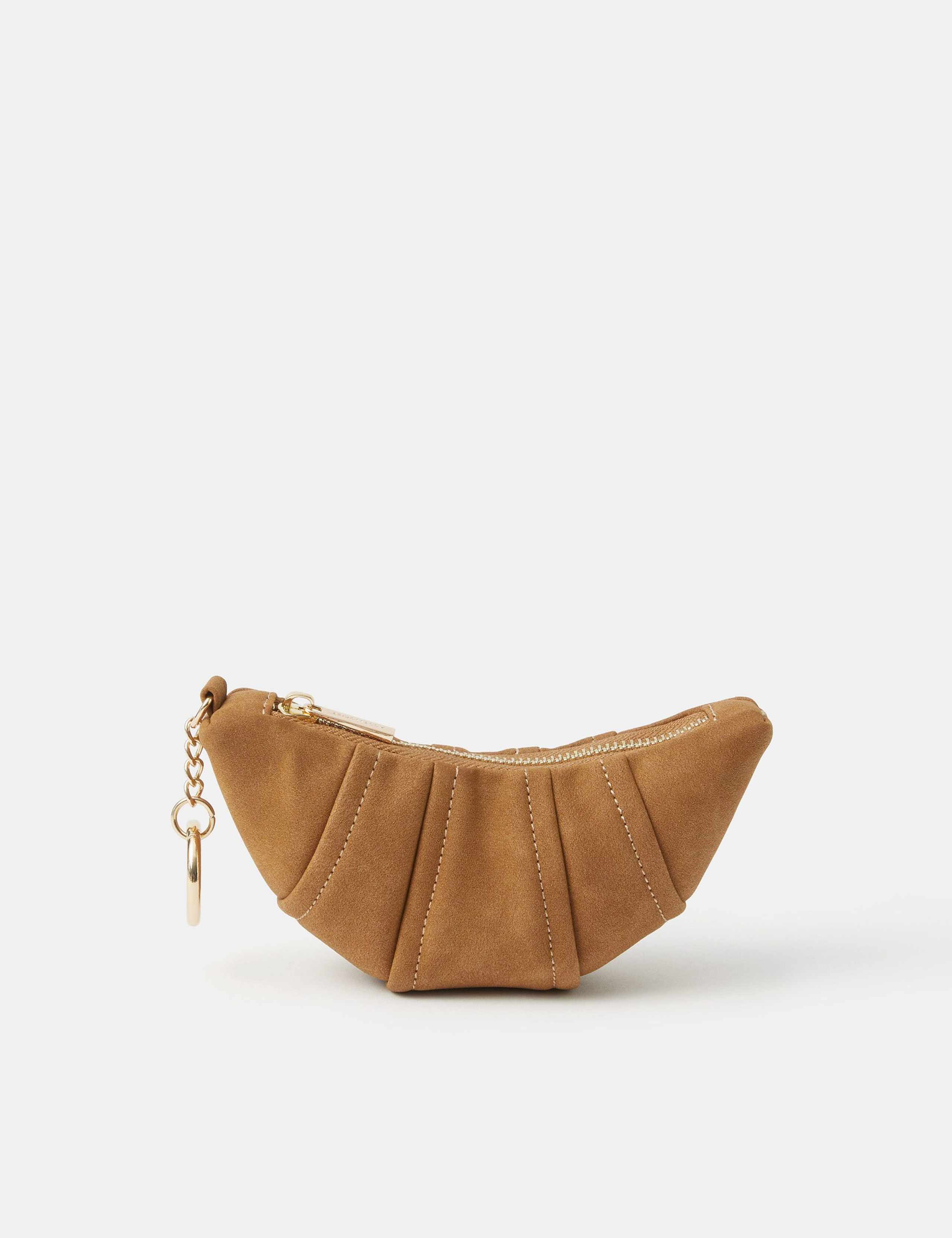 Croissant Keyring Coin Purse