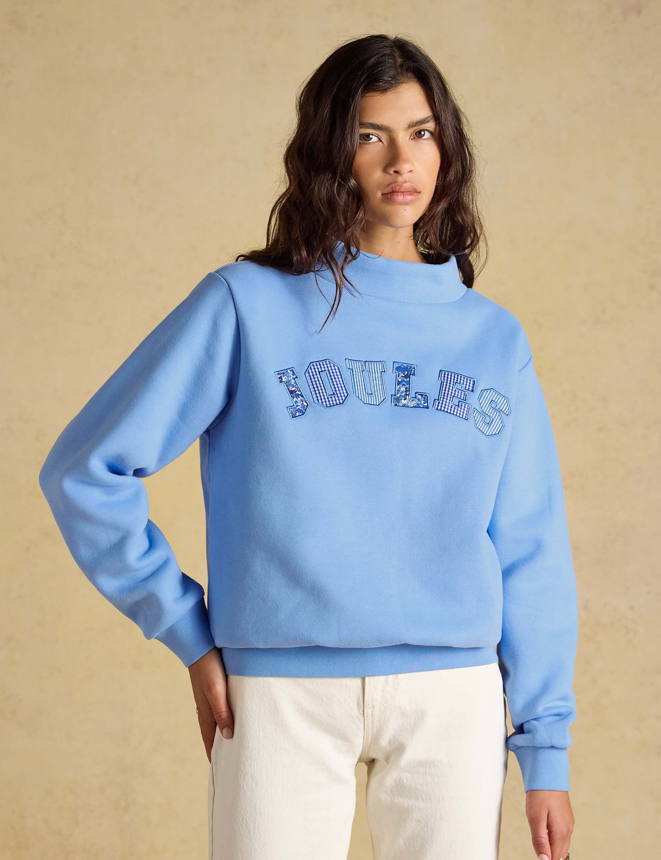 Cotton Rich Slogan Sweatshirt
