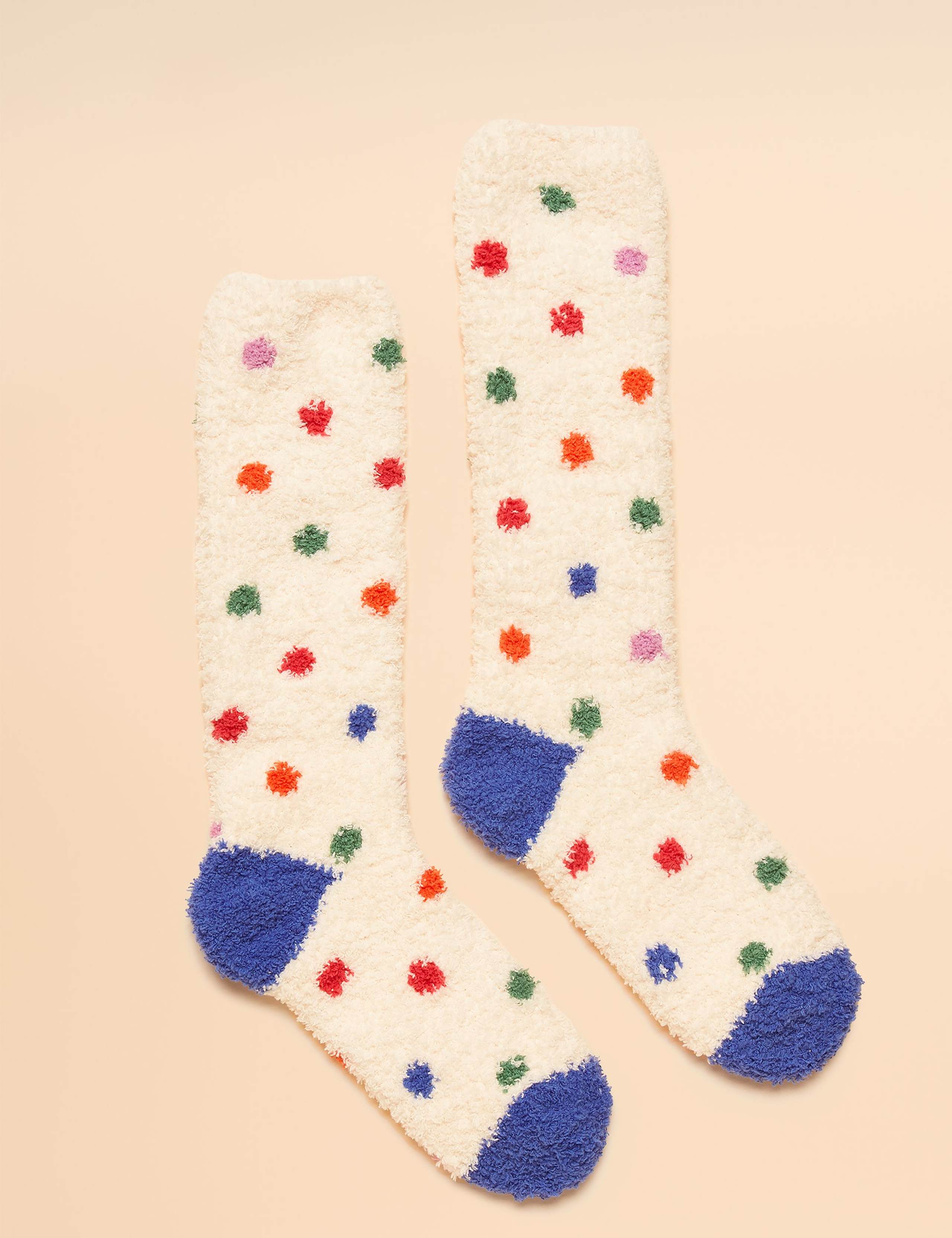 Striped Penguin Fluffy Socks