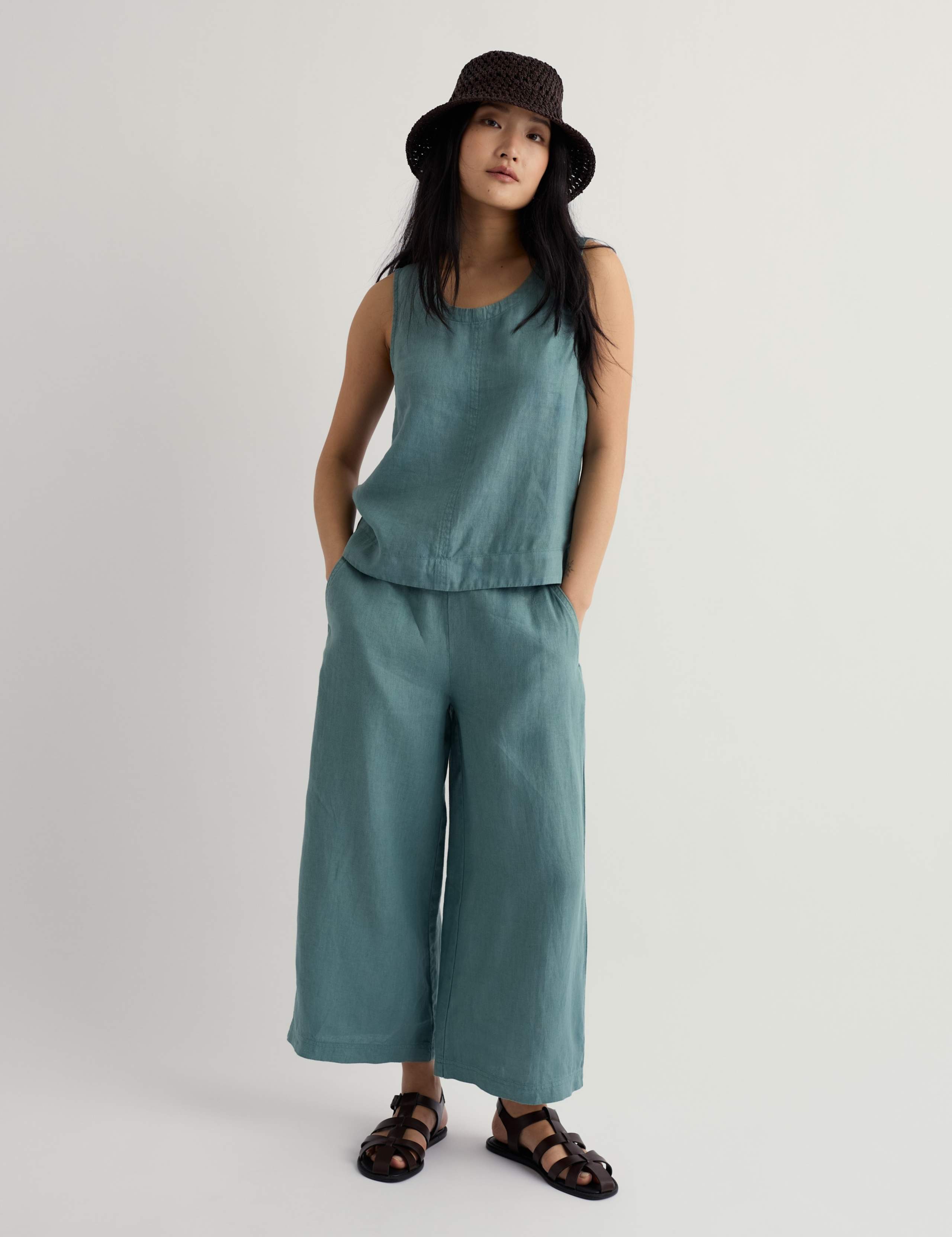 Pure Linen Vest