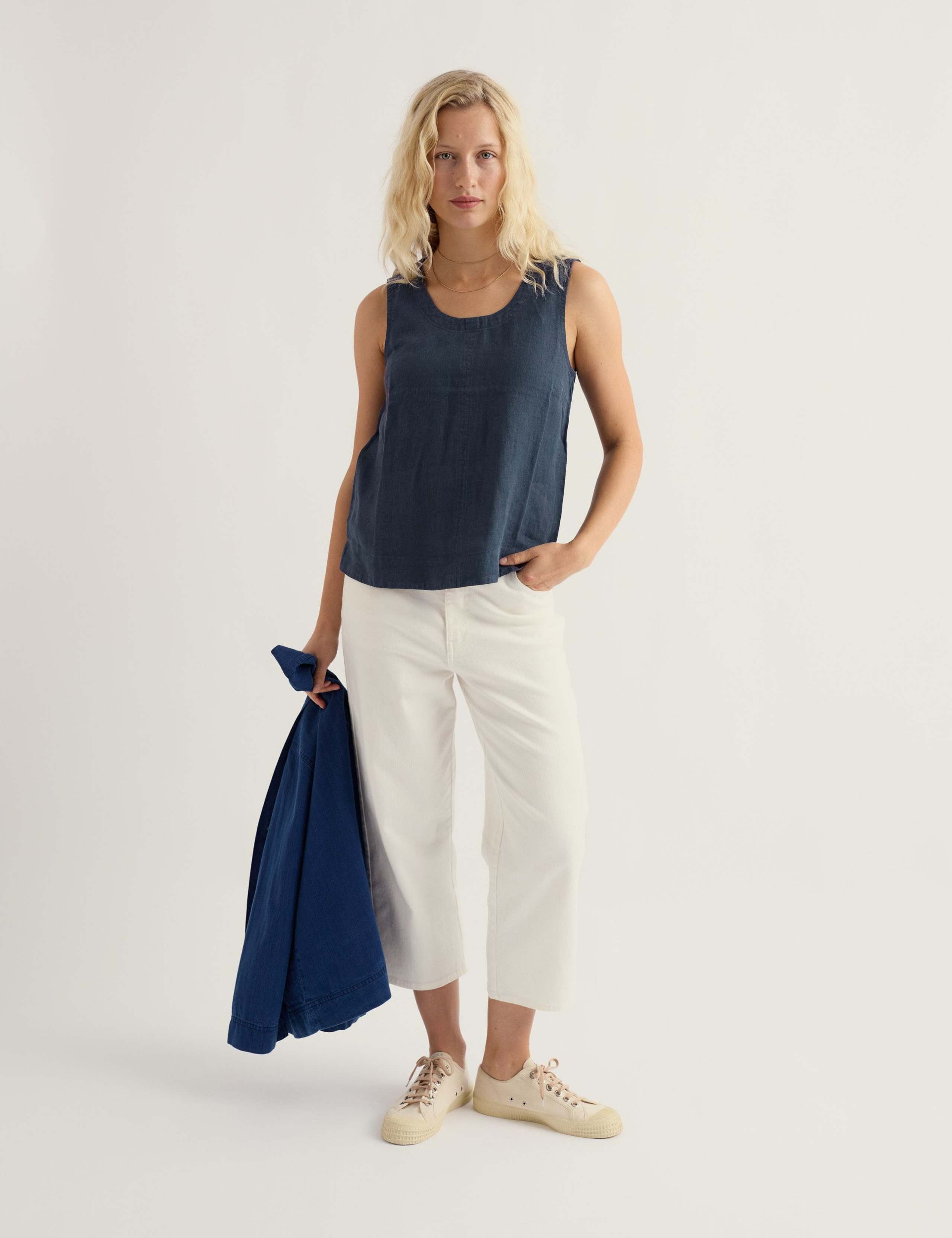 Pure Linen Vest