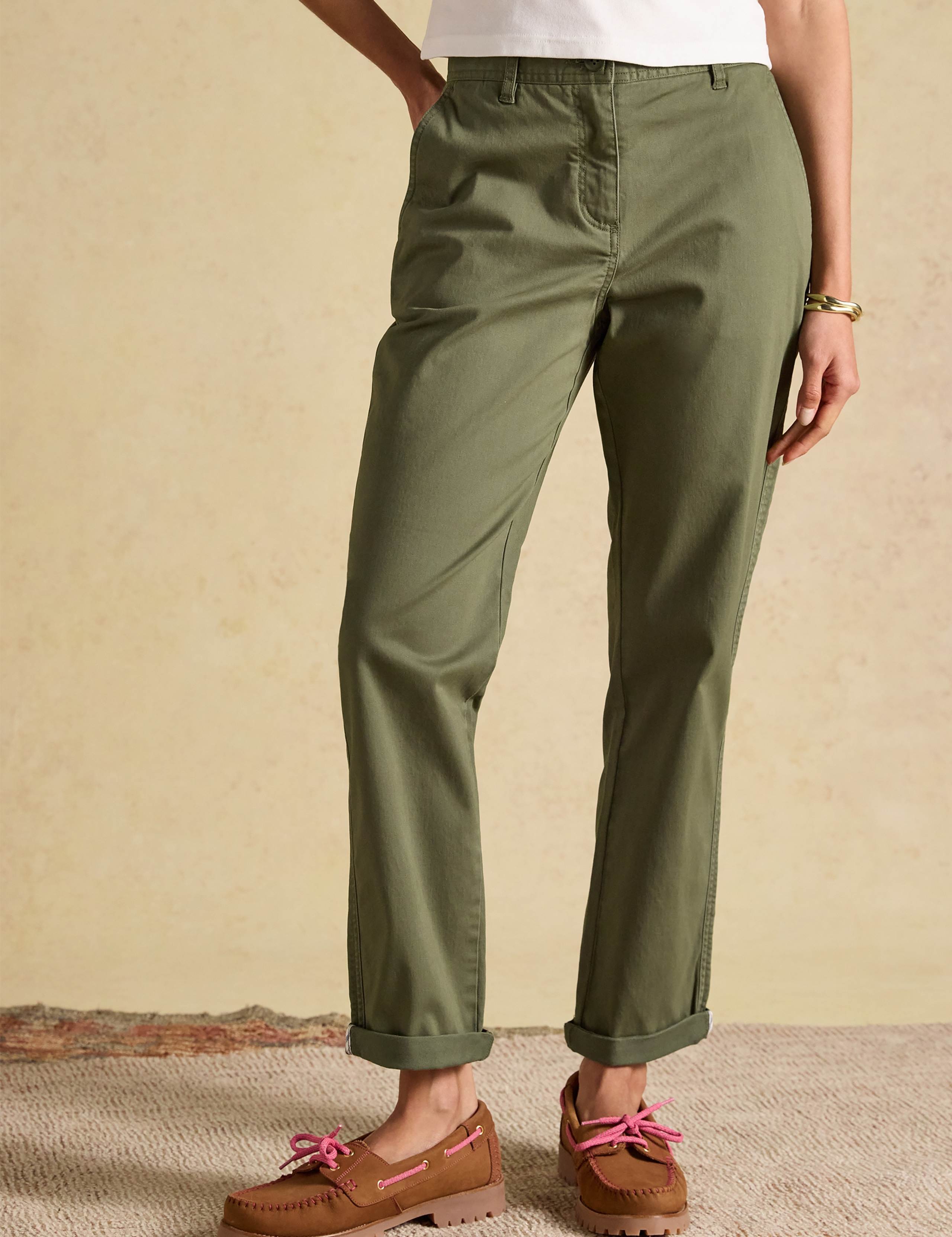 Cotton Rich Slim Fit Chino Trousers
