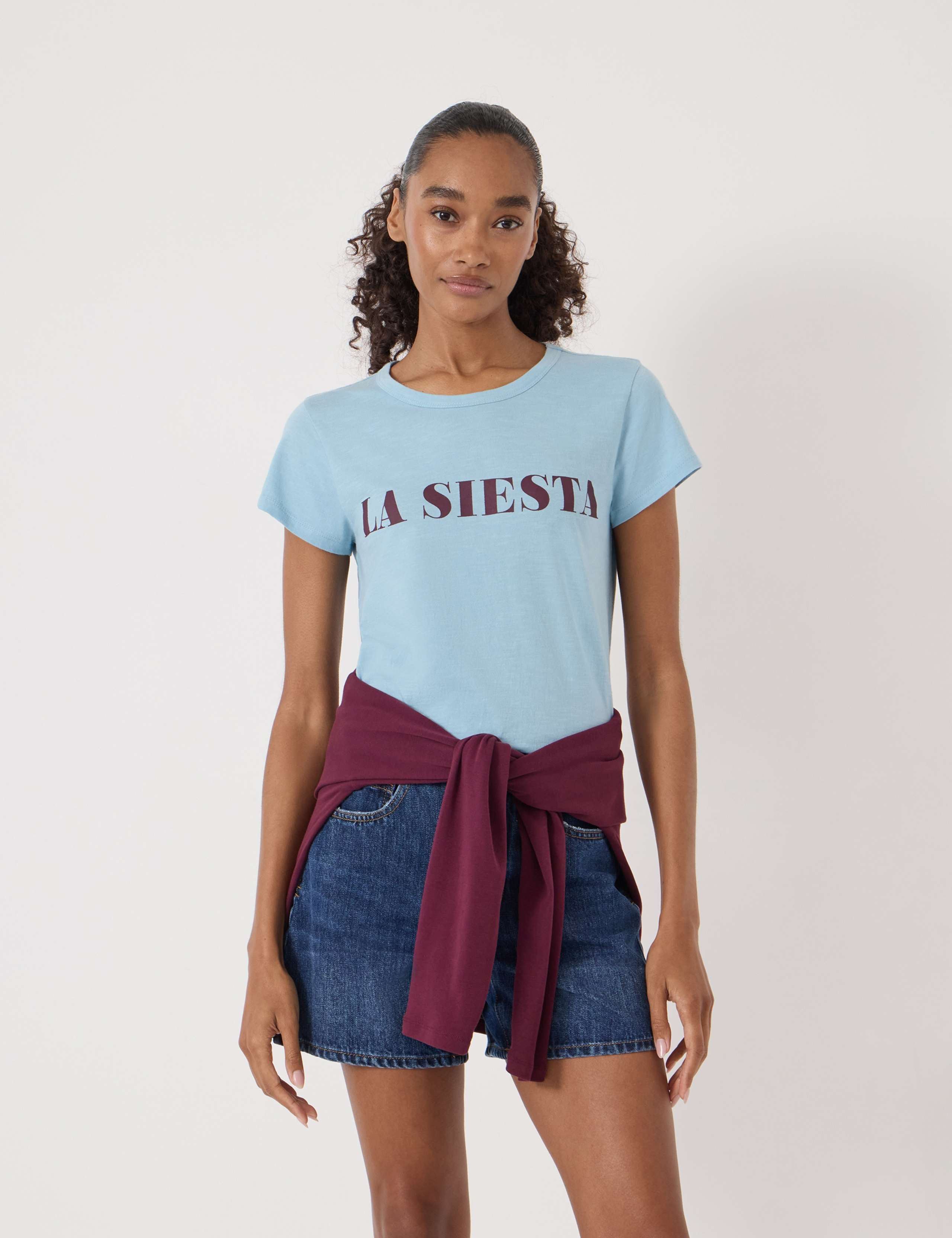 Pure Cotton Striped Top