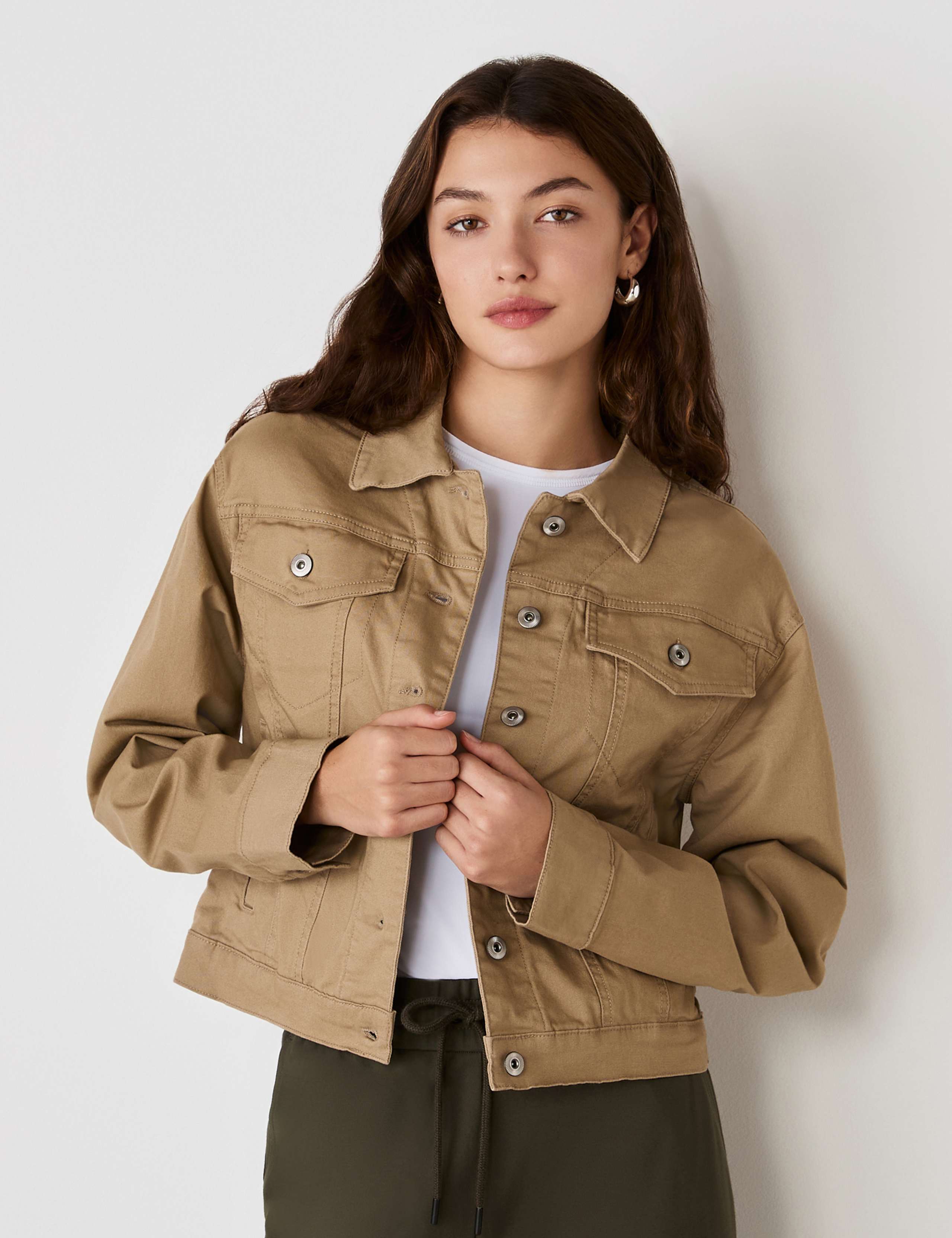 Denim Collared Jacket