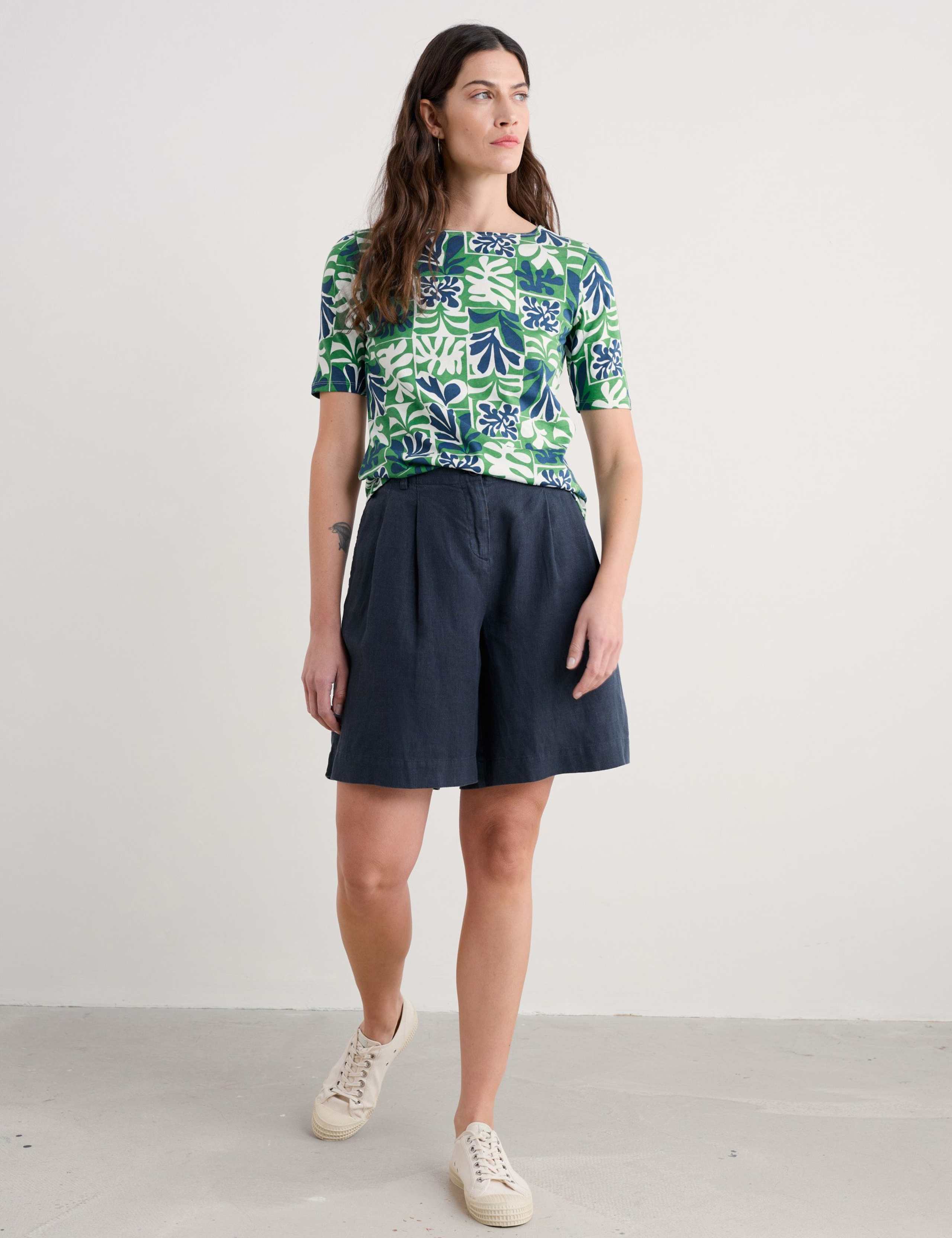 Pure Cotton Floral T-Shirt