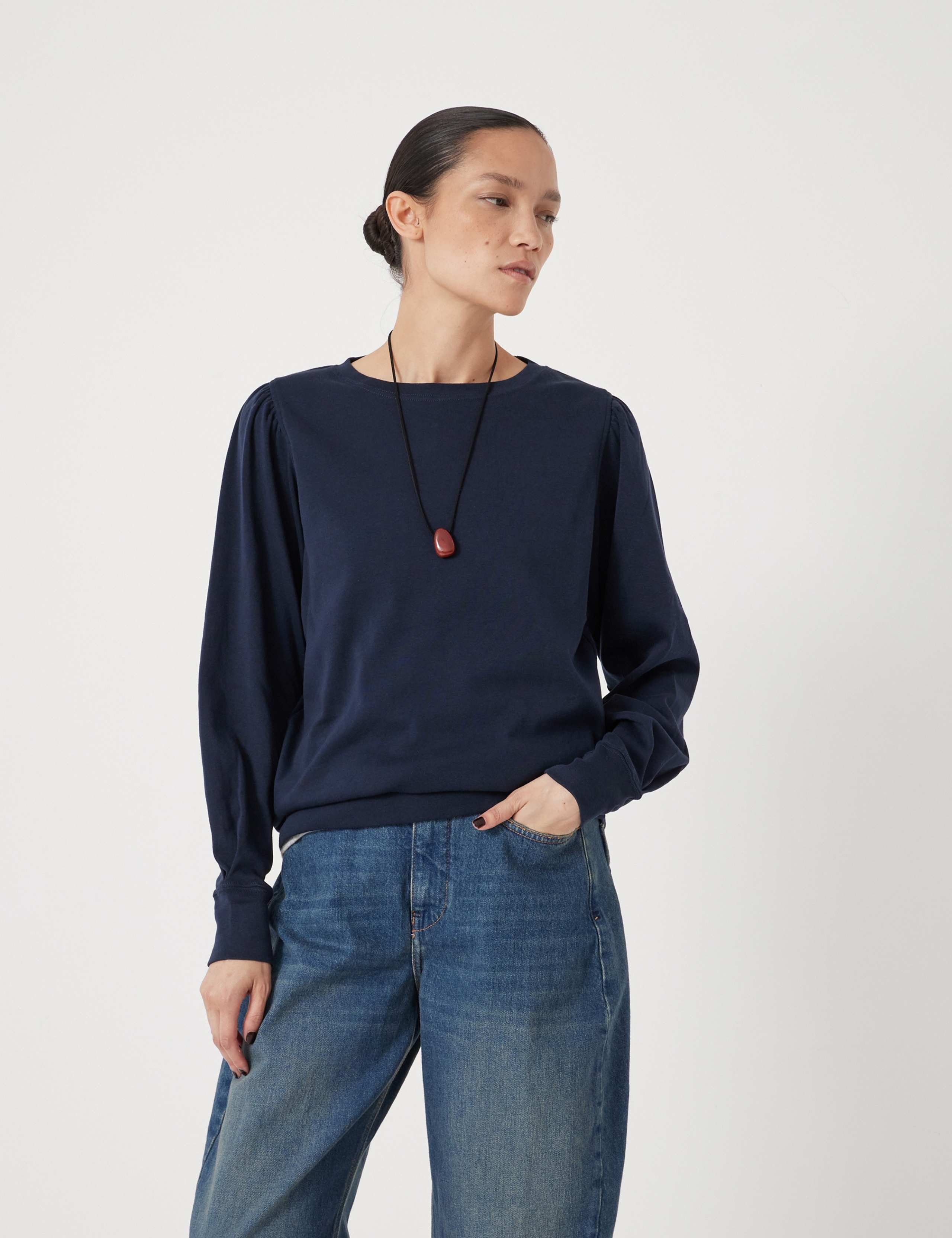 Pure Cotton Puff Sleeve Top