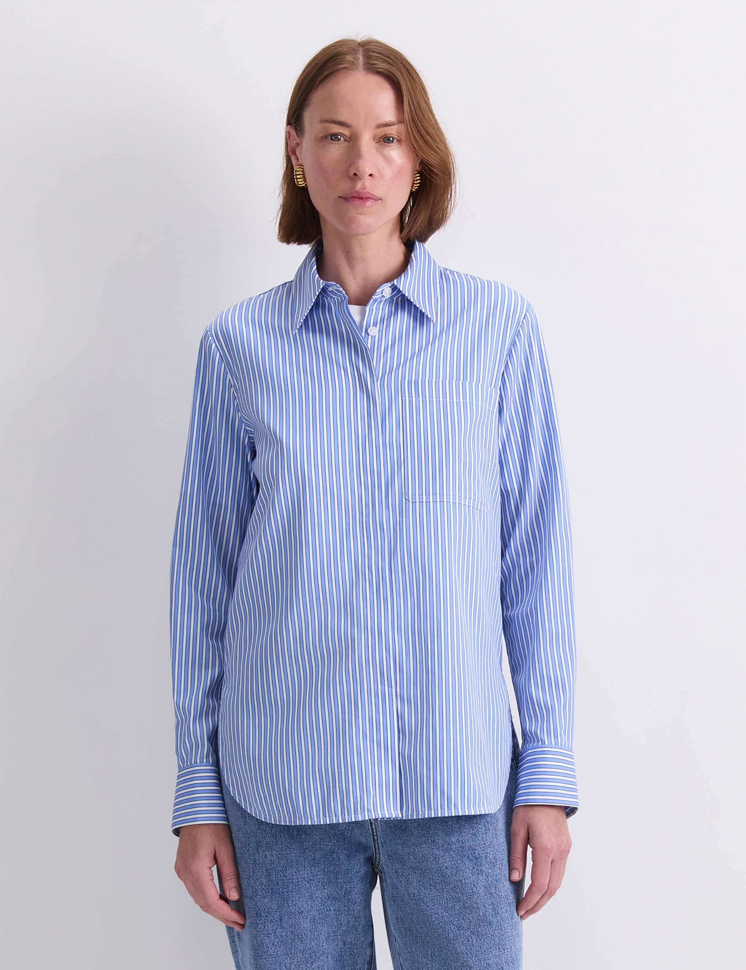 Pure Cotton Striped Shirt