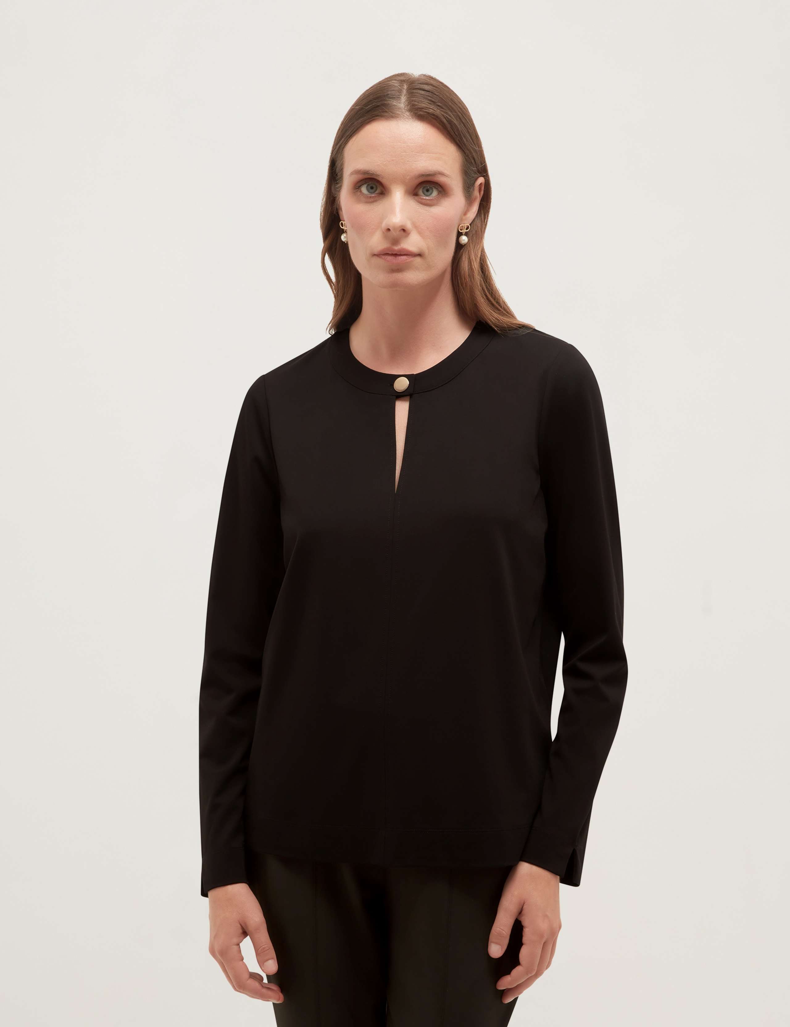Ponte Crew Neck Top