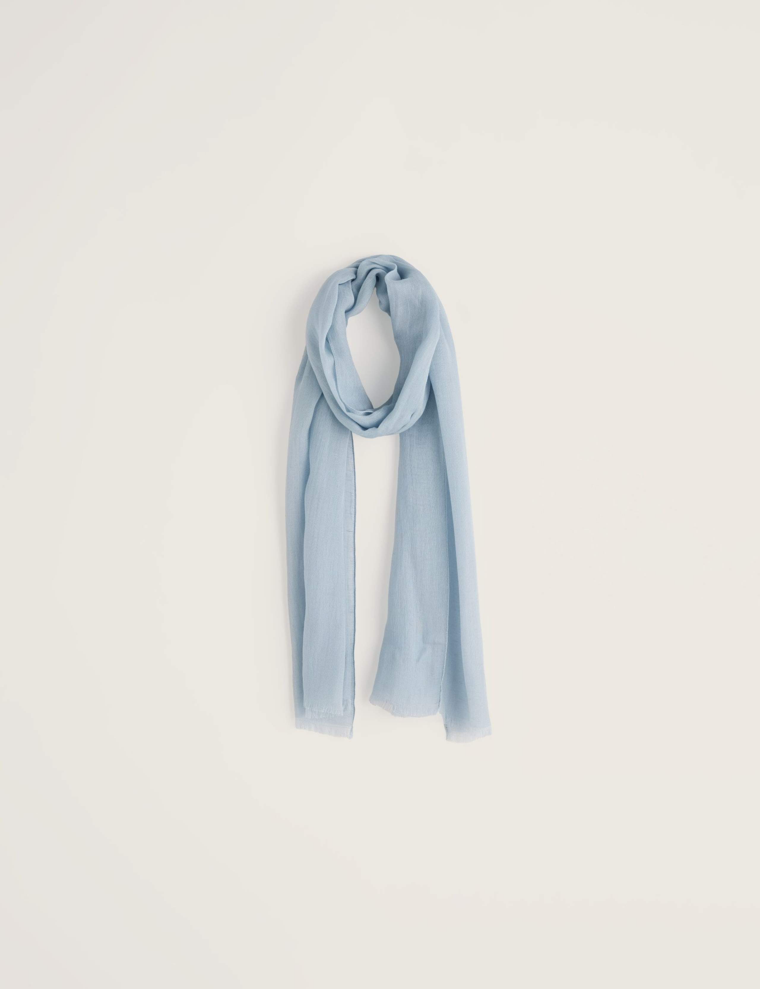 Modal Rich Woven Scarf with Linen