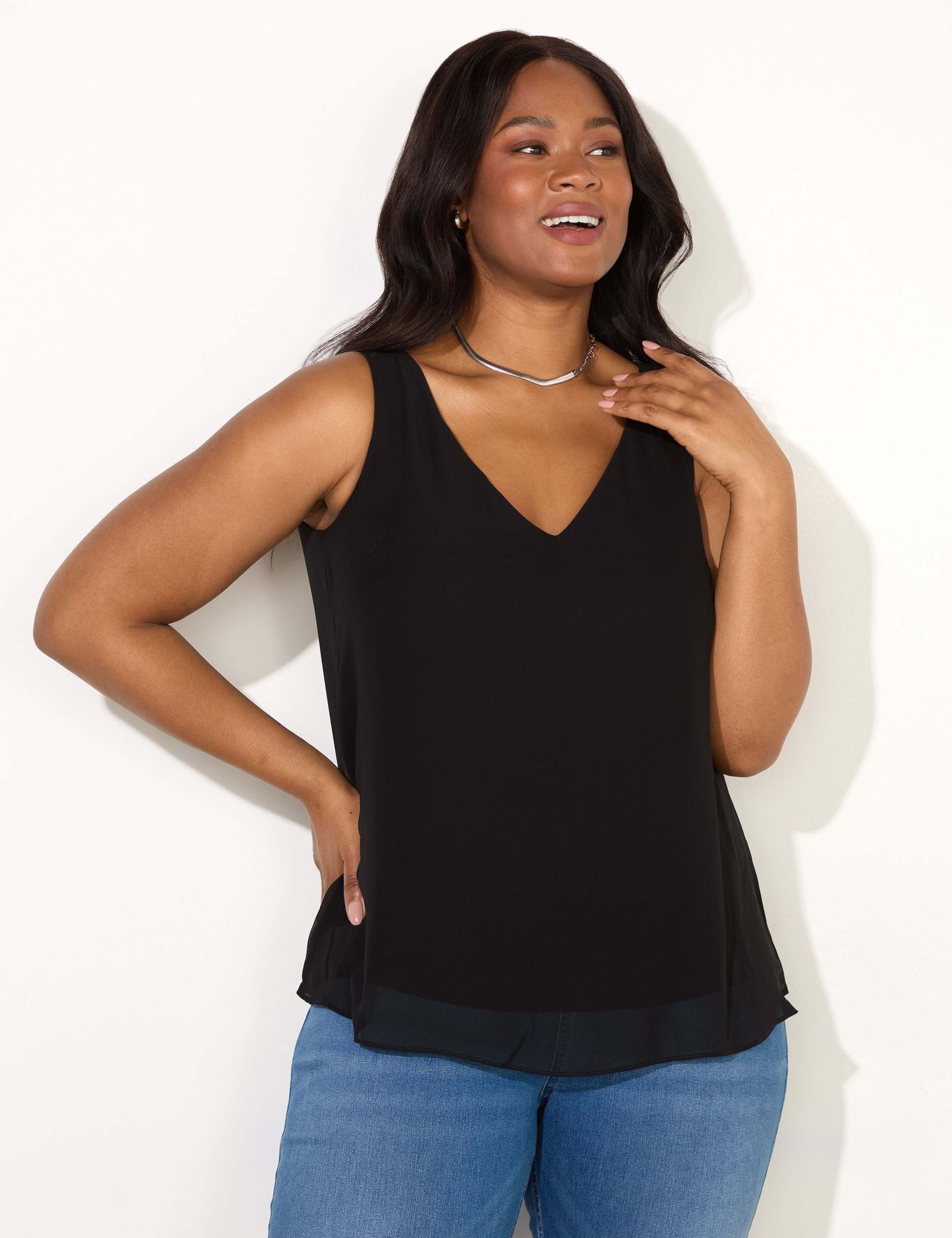 V-Neck Vest Top