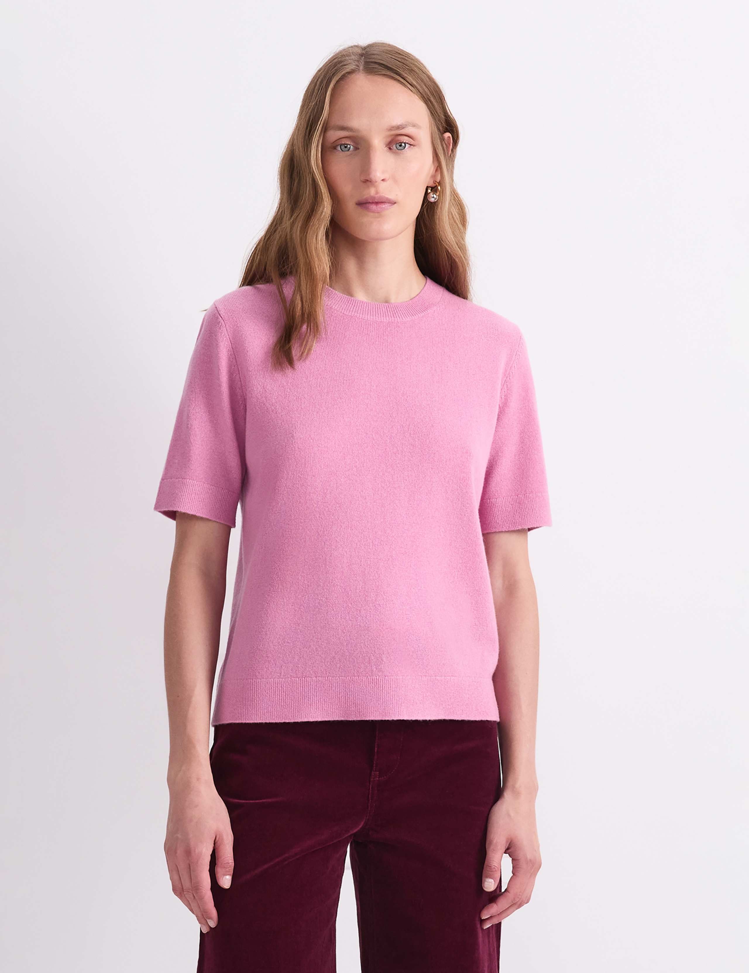 Wool Rich Embellished Knitted Top