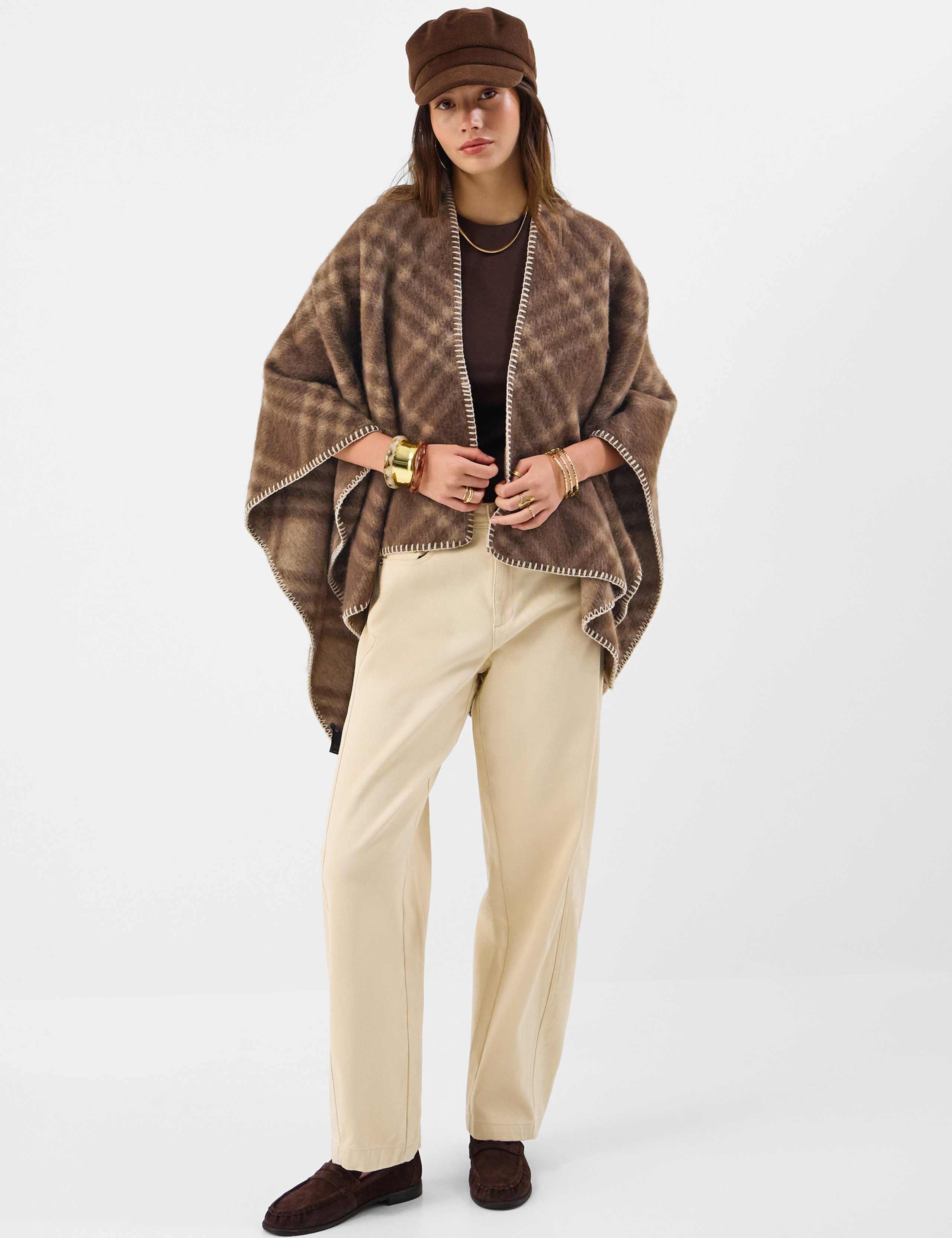 Tartan Poncho