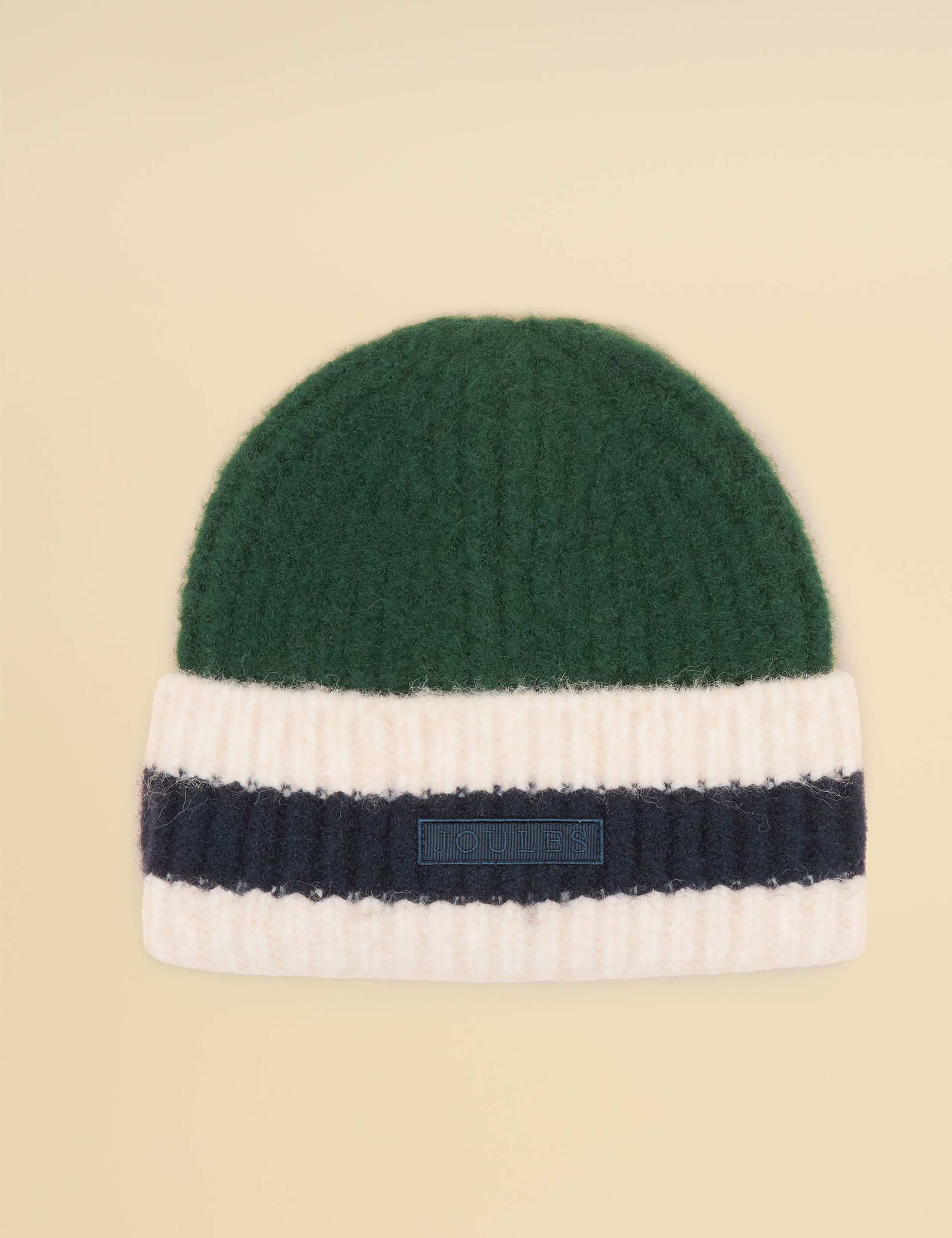 Striped Rib Beanie Hat