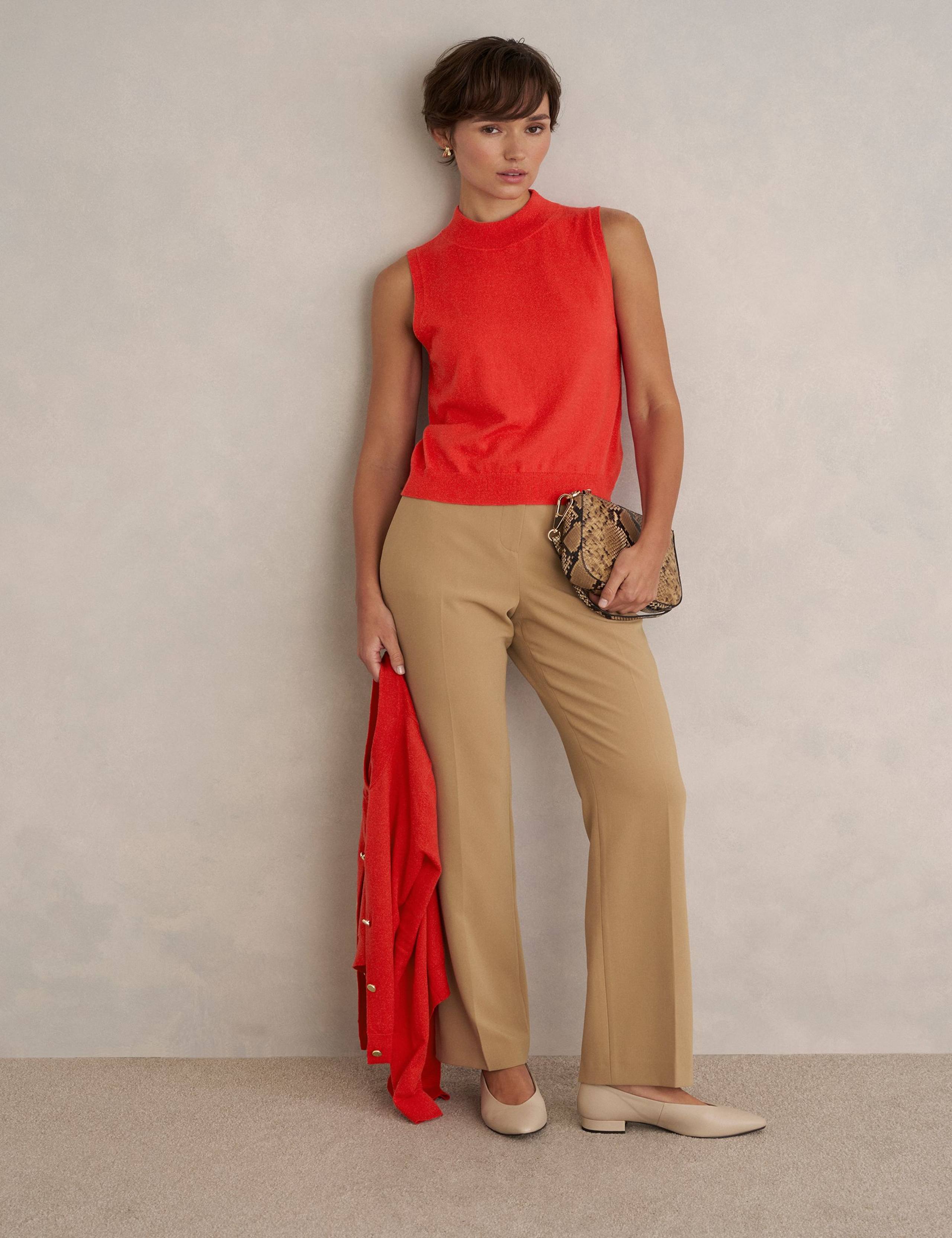 Merino Wool Rich Knitted Vest Top