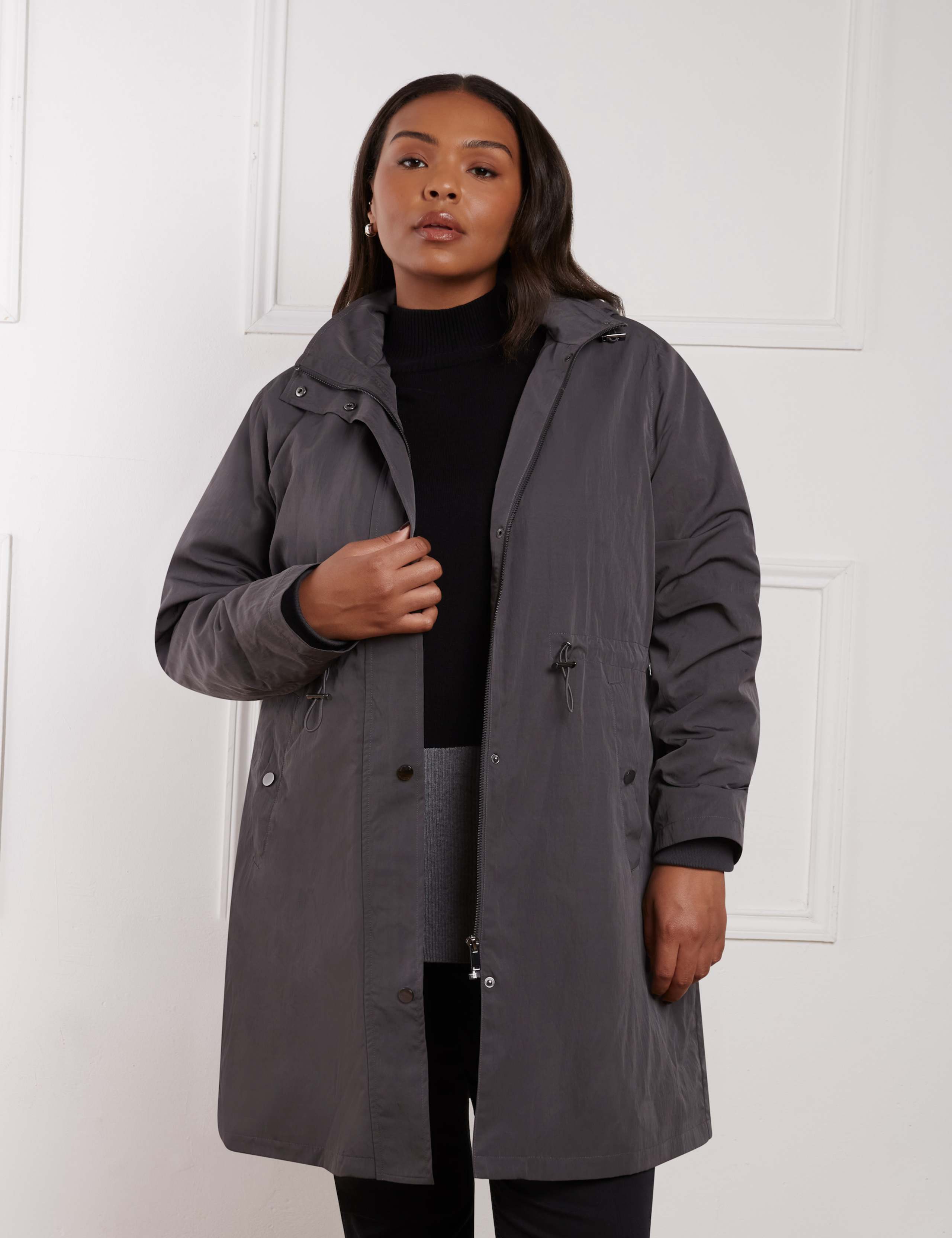 Lightweight Hooded Raincoat