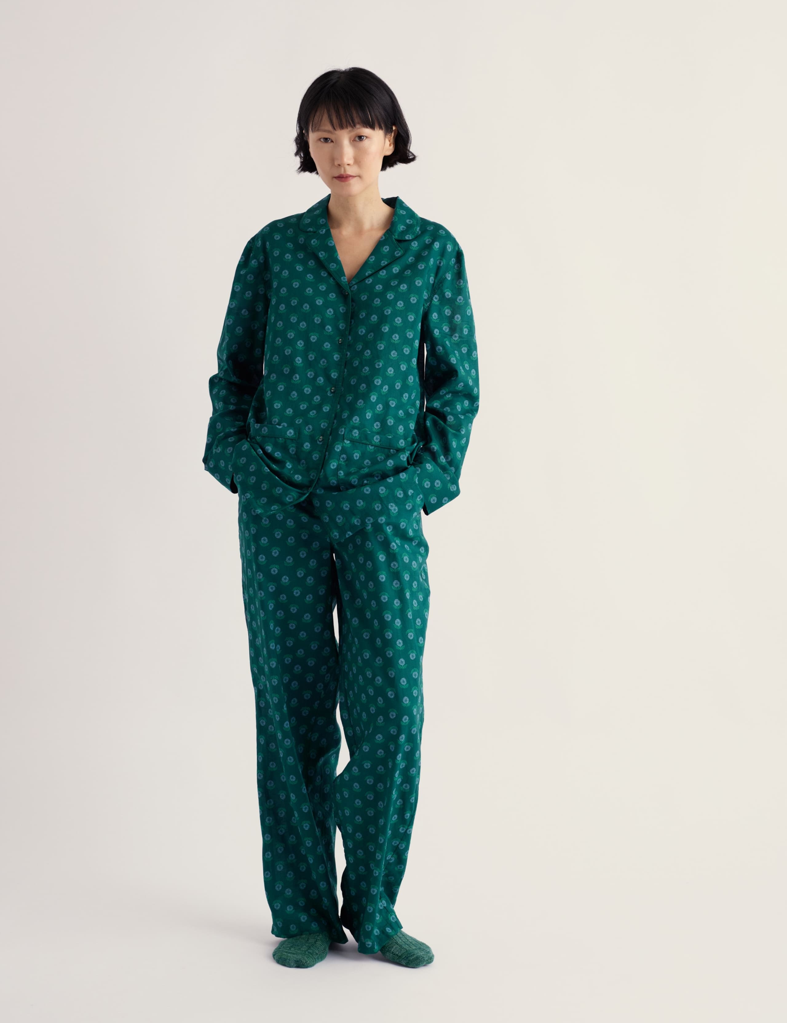 Pure Cotton Floral Pyjama Set