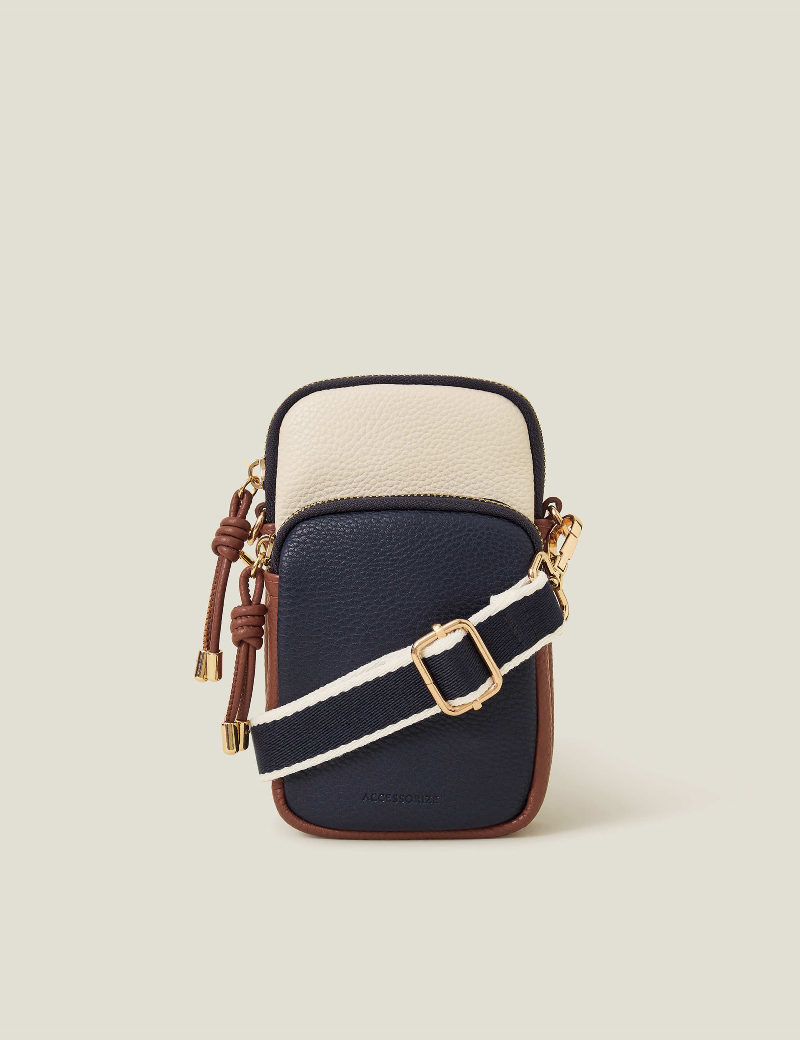 Faux Leather Cross Body Phone Bag