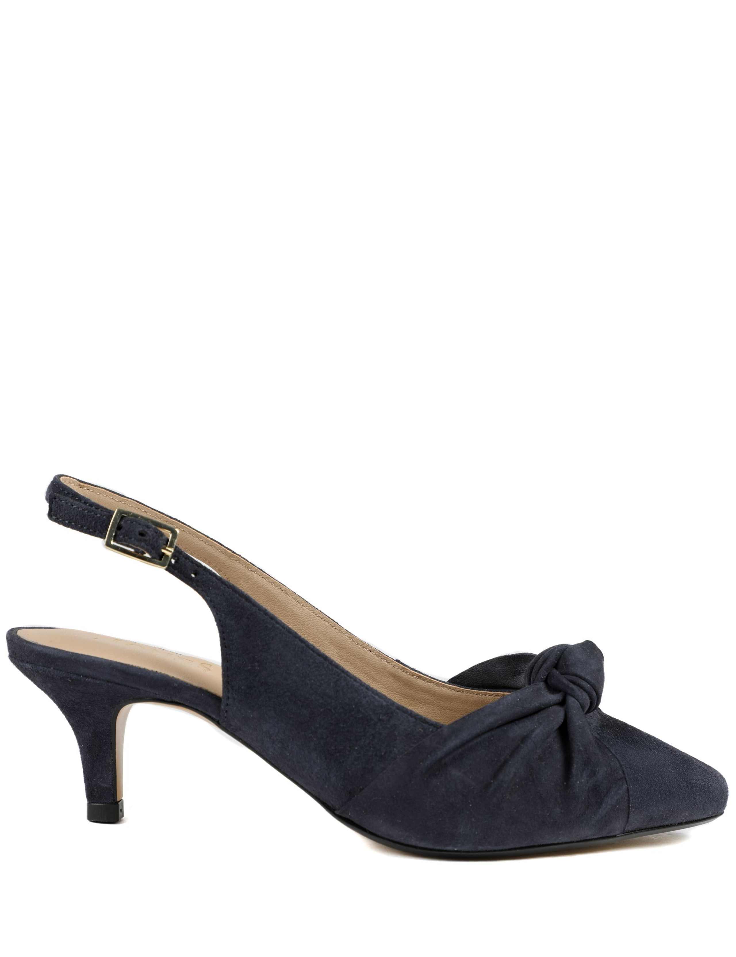 Suede Kitten Heel Court Shoes
