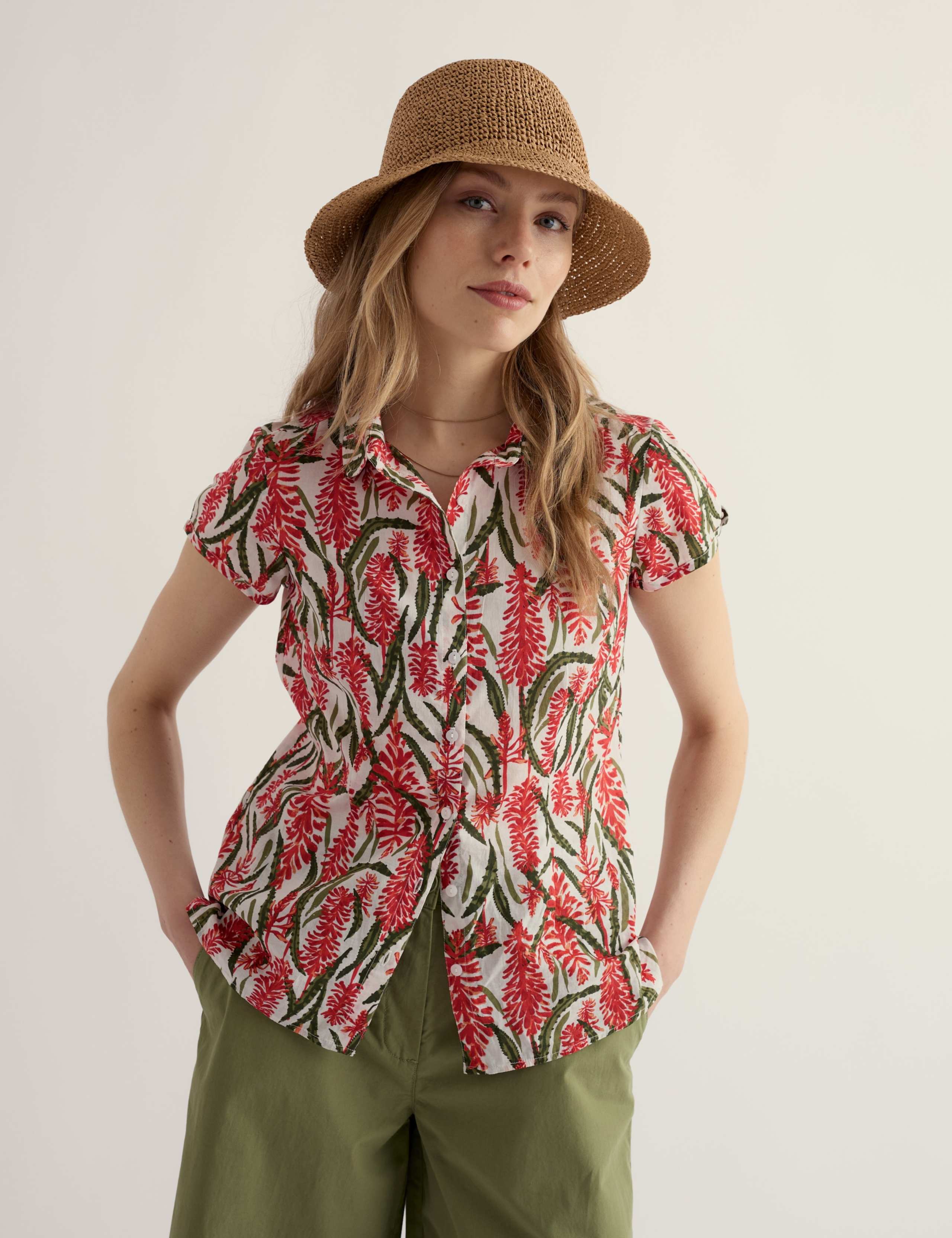 Pure Cotton Printed Shirt