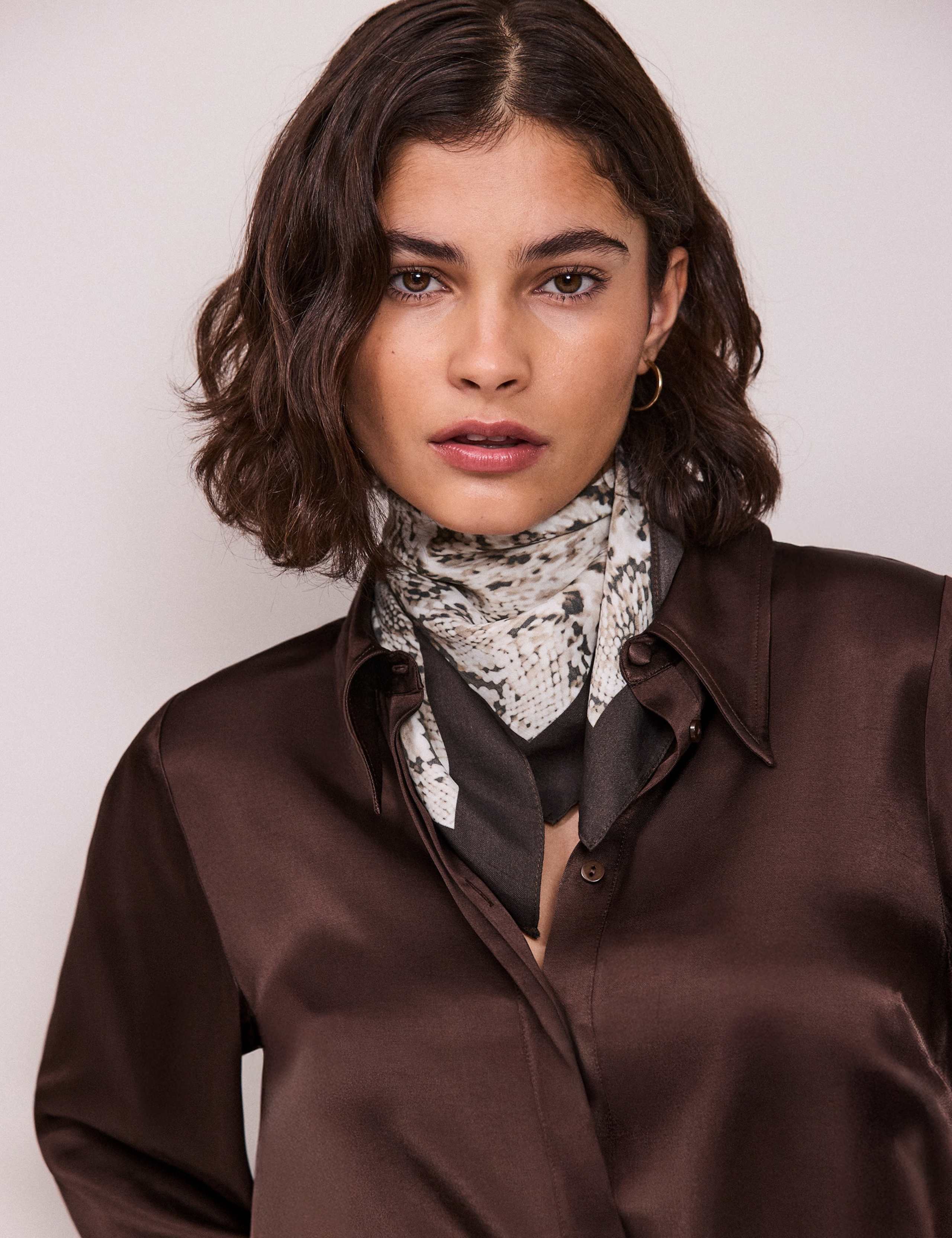 Snake Print Scarf