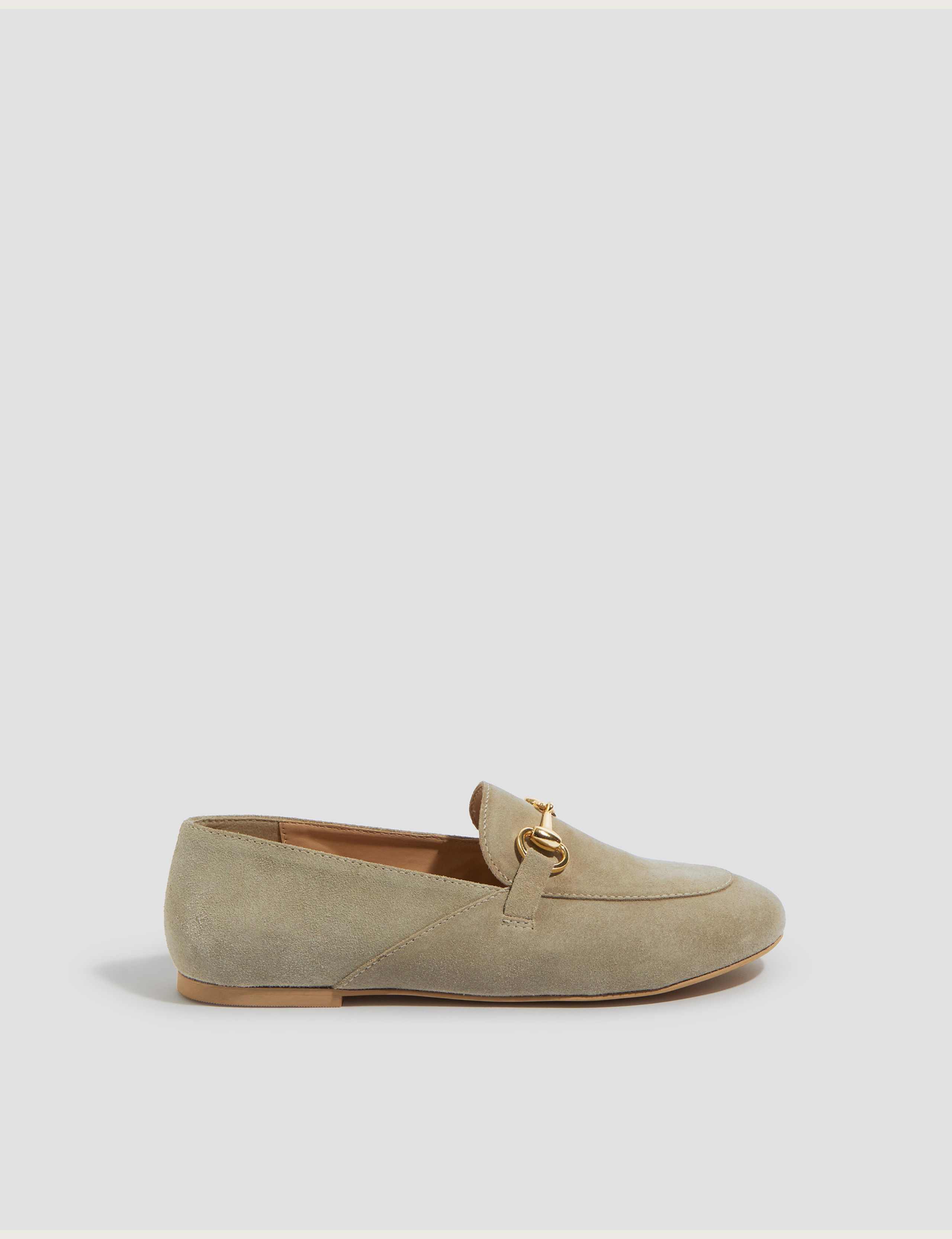 Suede Bar Loafers