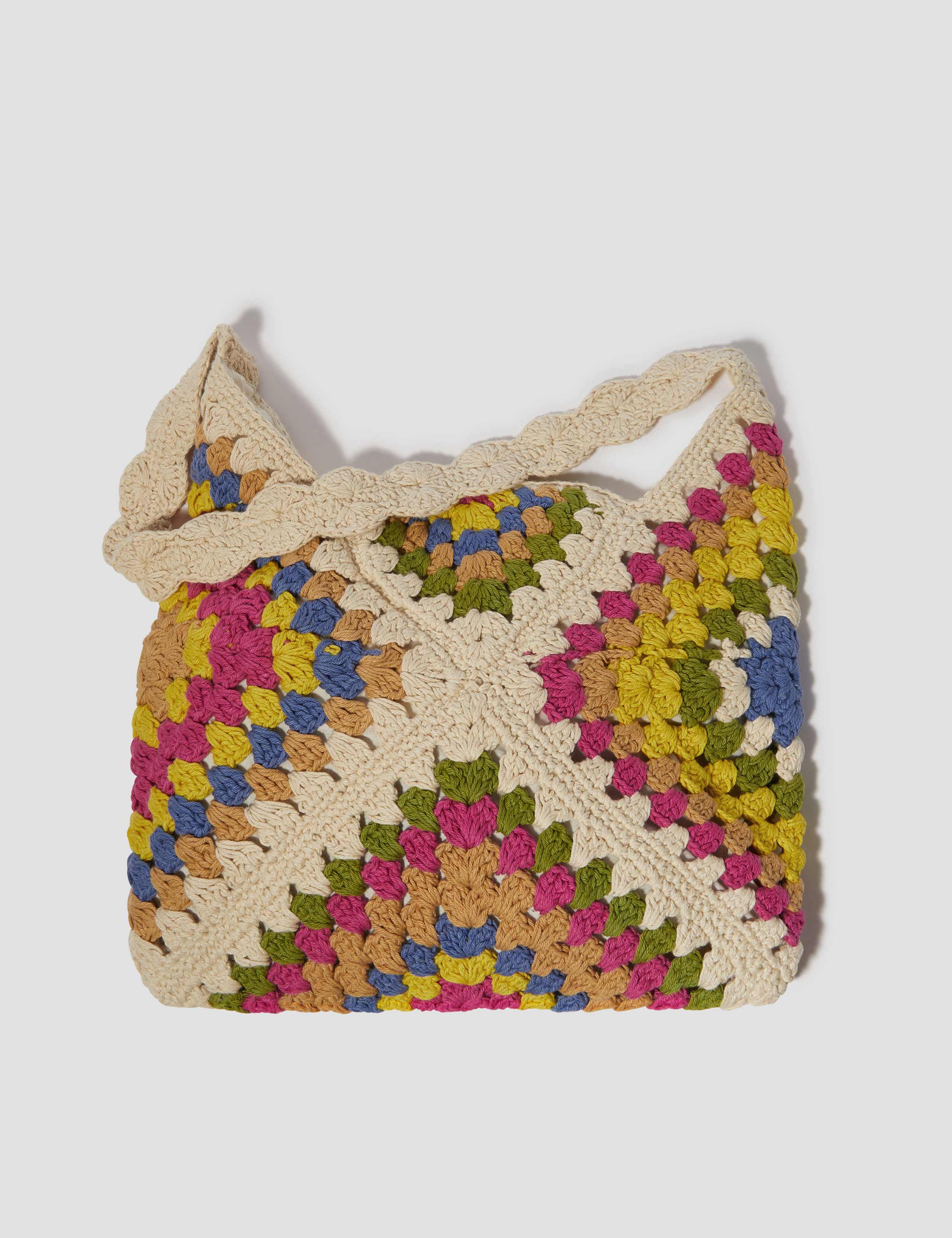 Pure Cotton Crochet Shopper