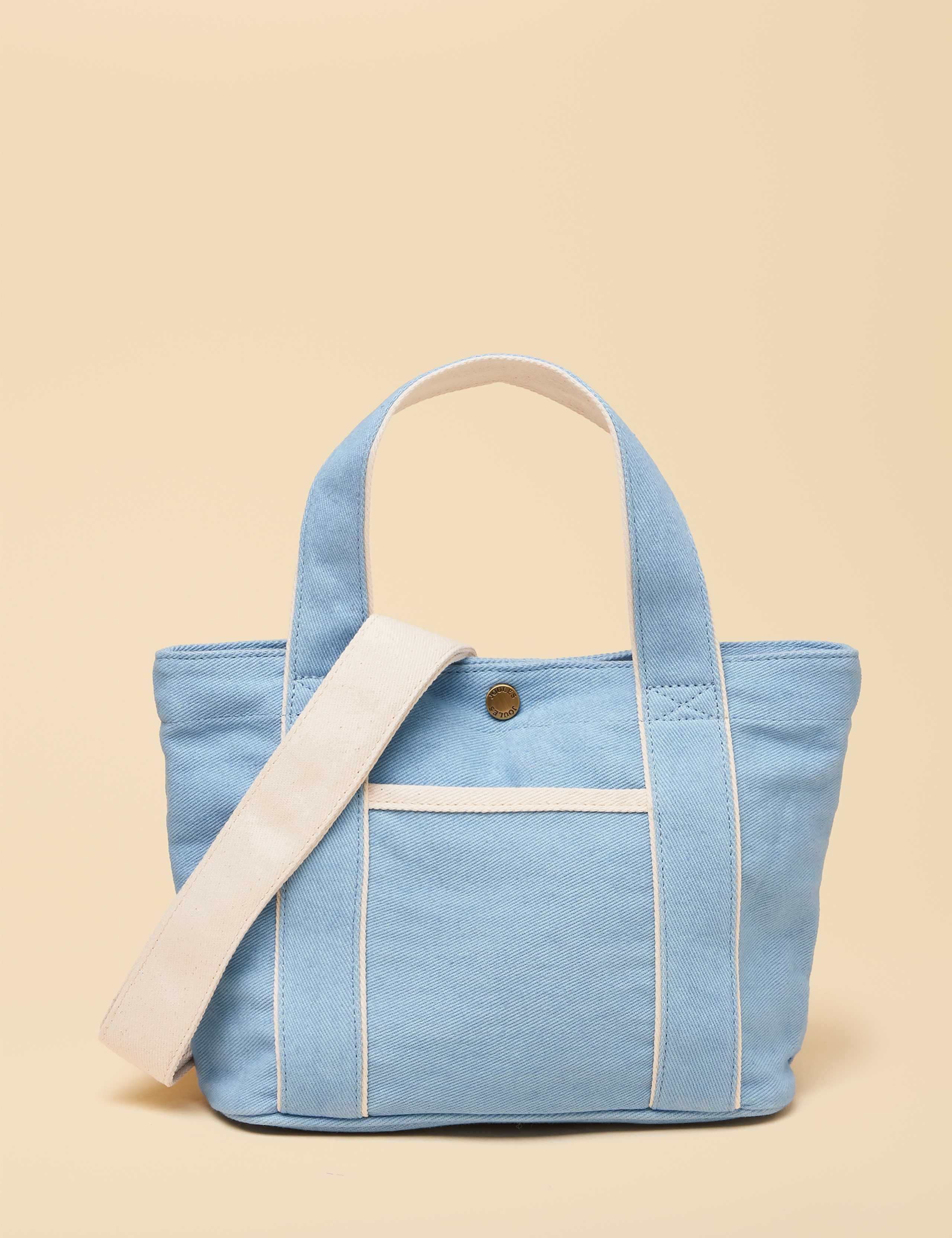 Cotton Rich Mini Cross Body Tote Bag
