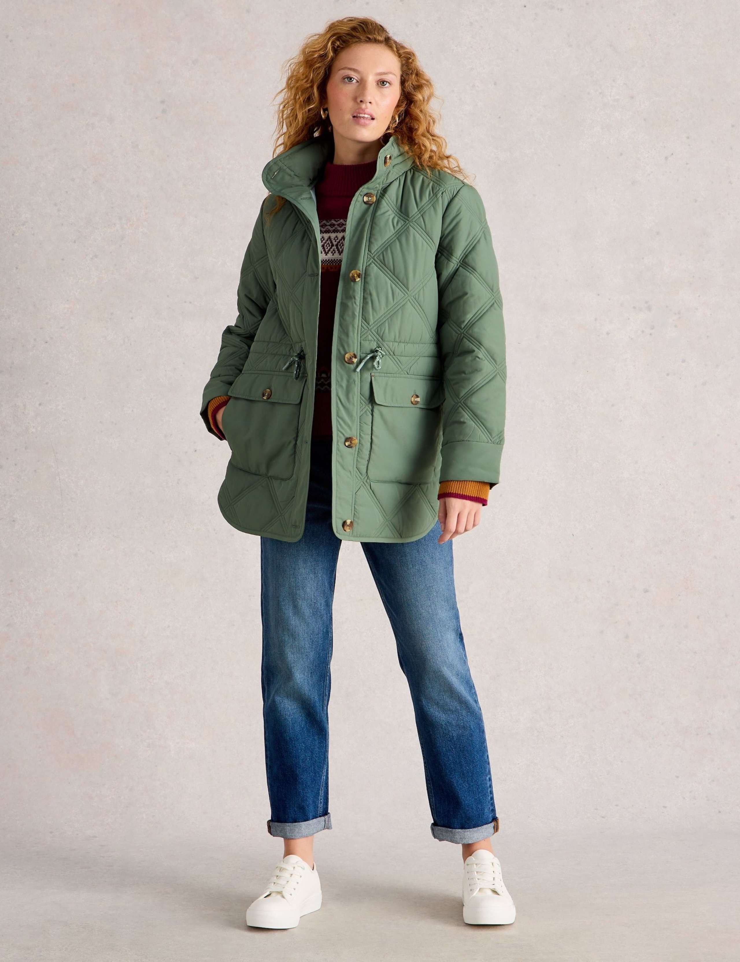 Quilted Hooded Coat