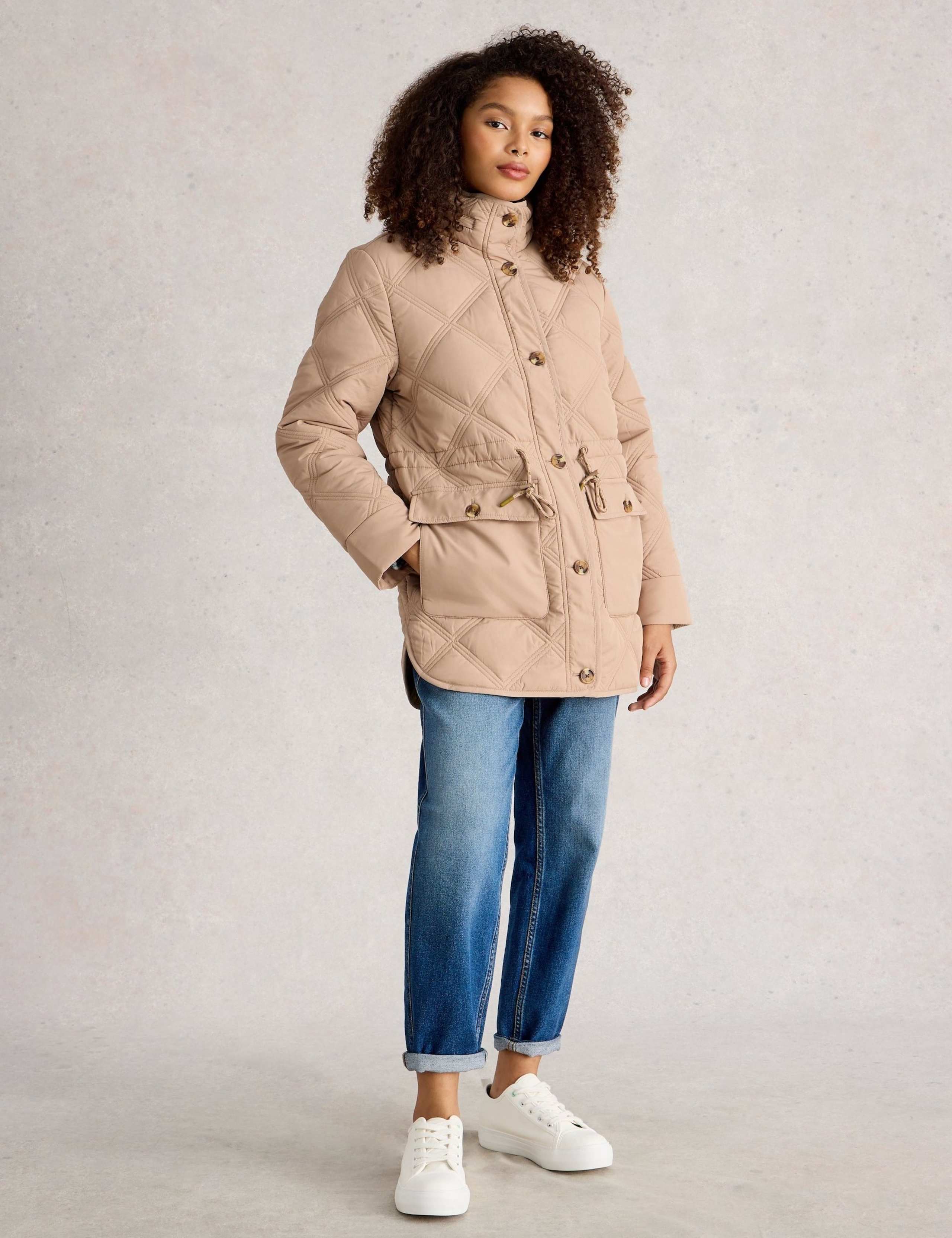Quilted Hooded Coat