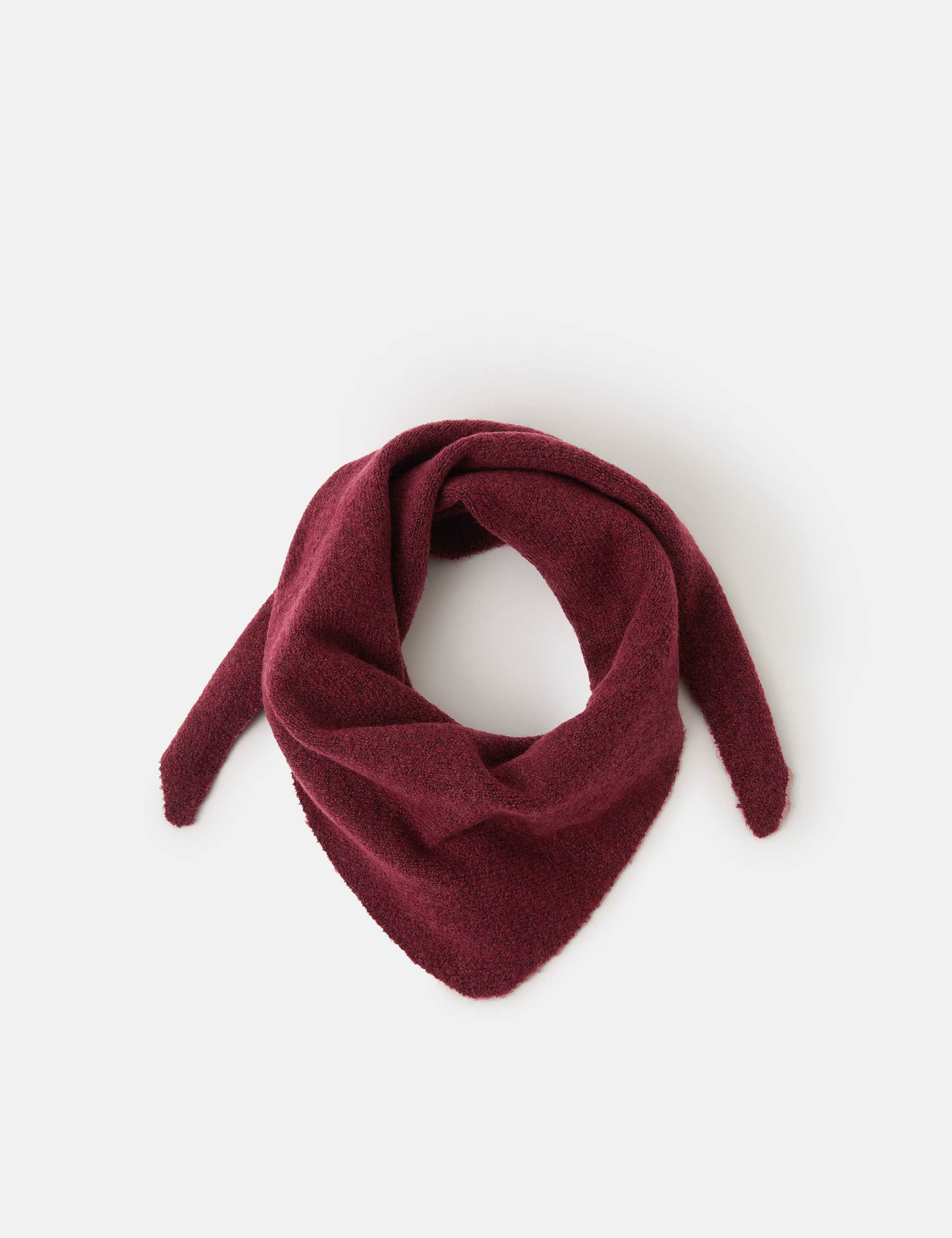 Knitted Large Triangle Scarf