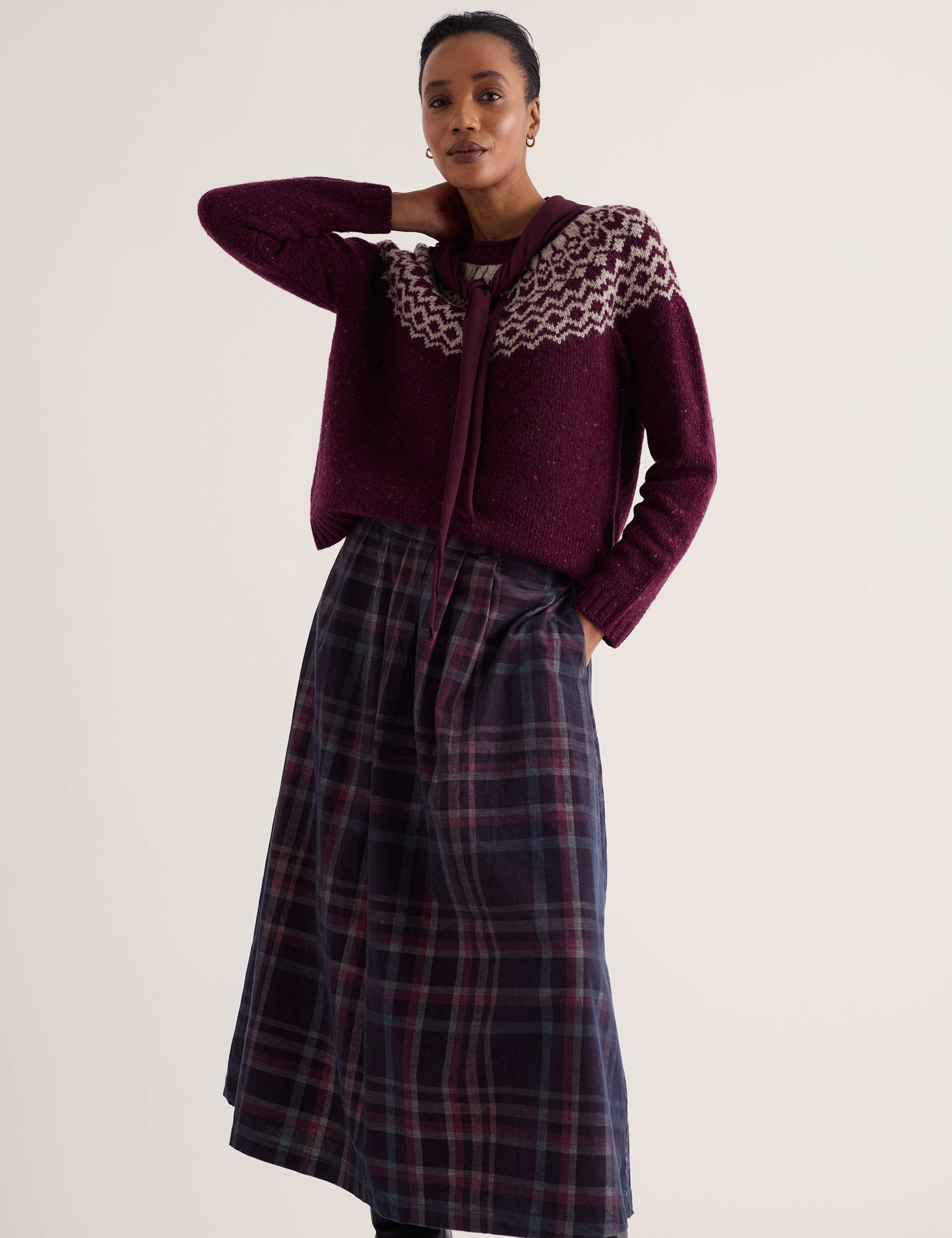 Merino Wool Rich Fair Isle Jumper