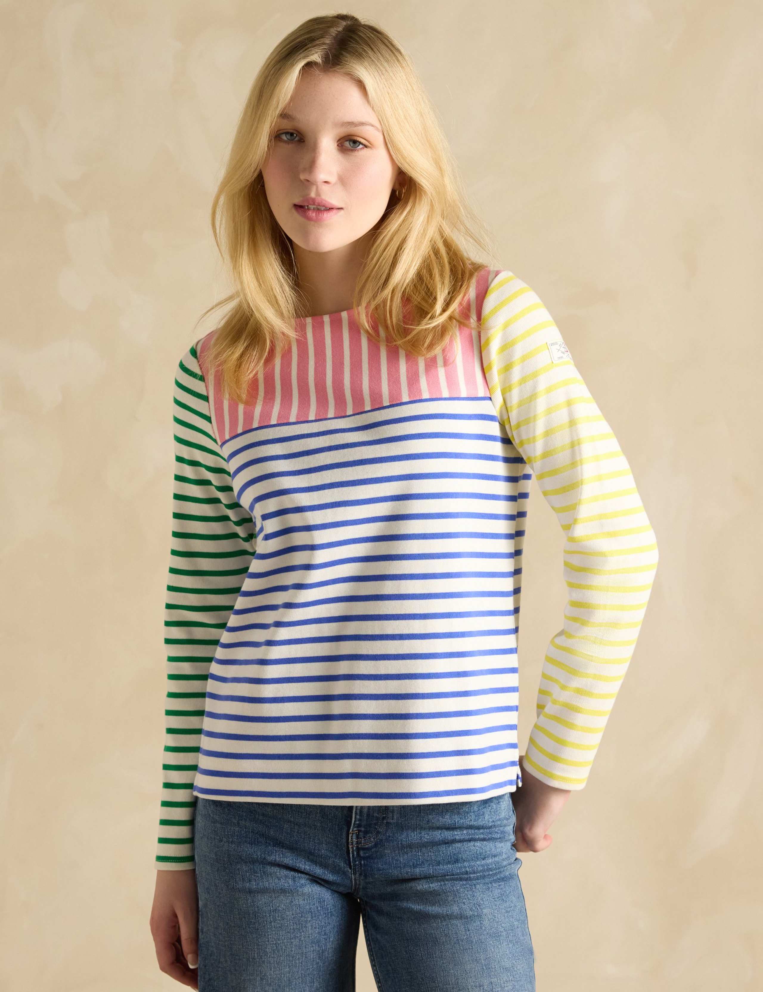 Pure Cotton Striped Top