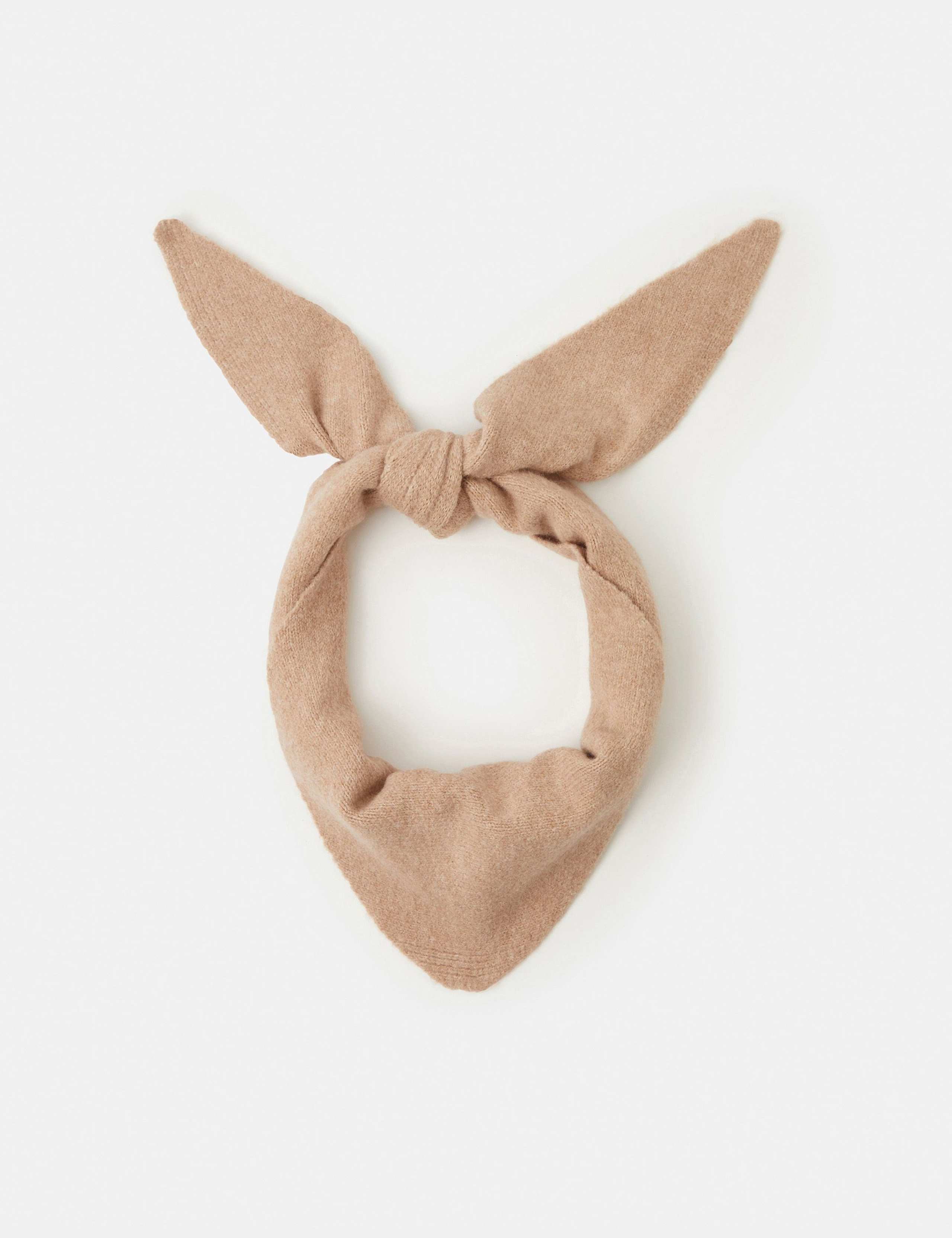 Knitted Triangle Scarf
