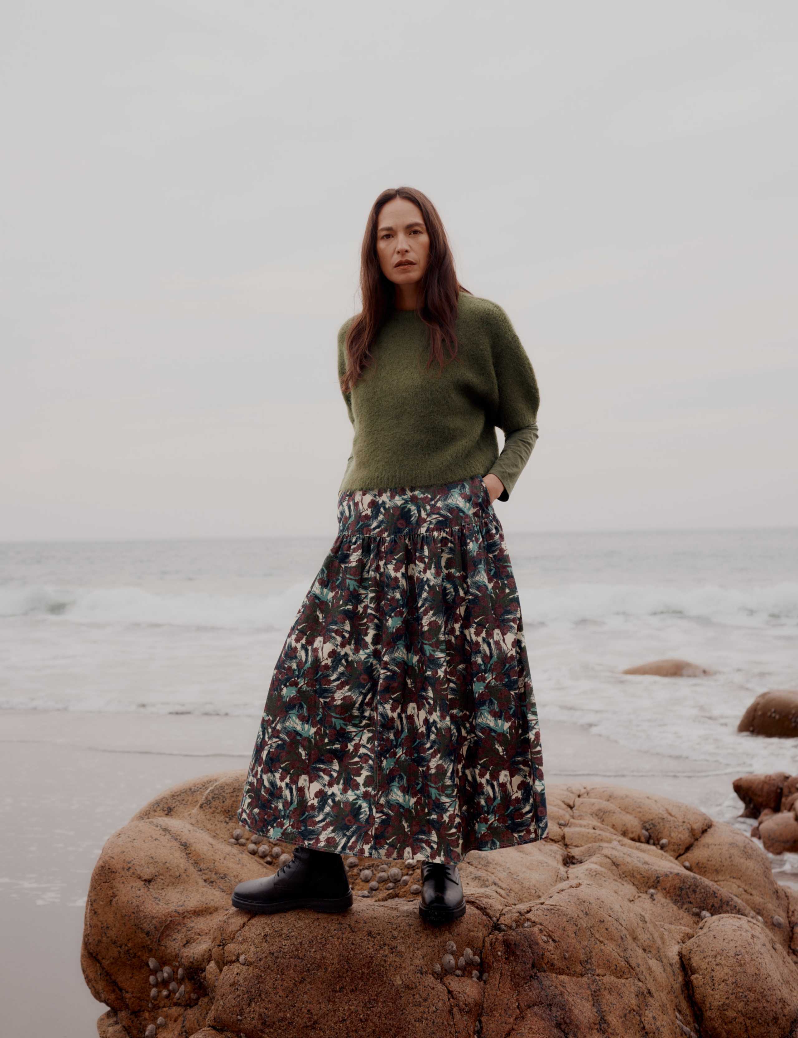Textured Jumper with Wool & Mohair