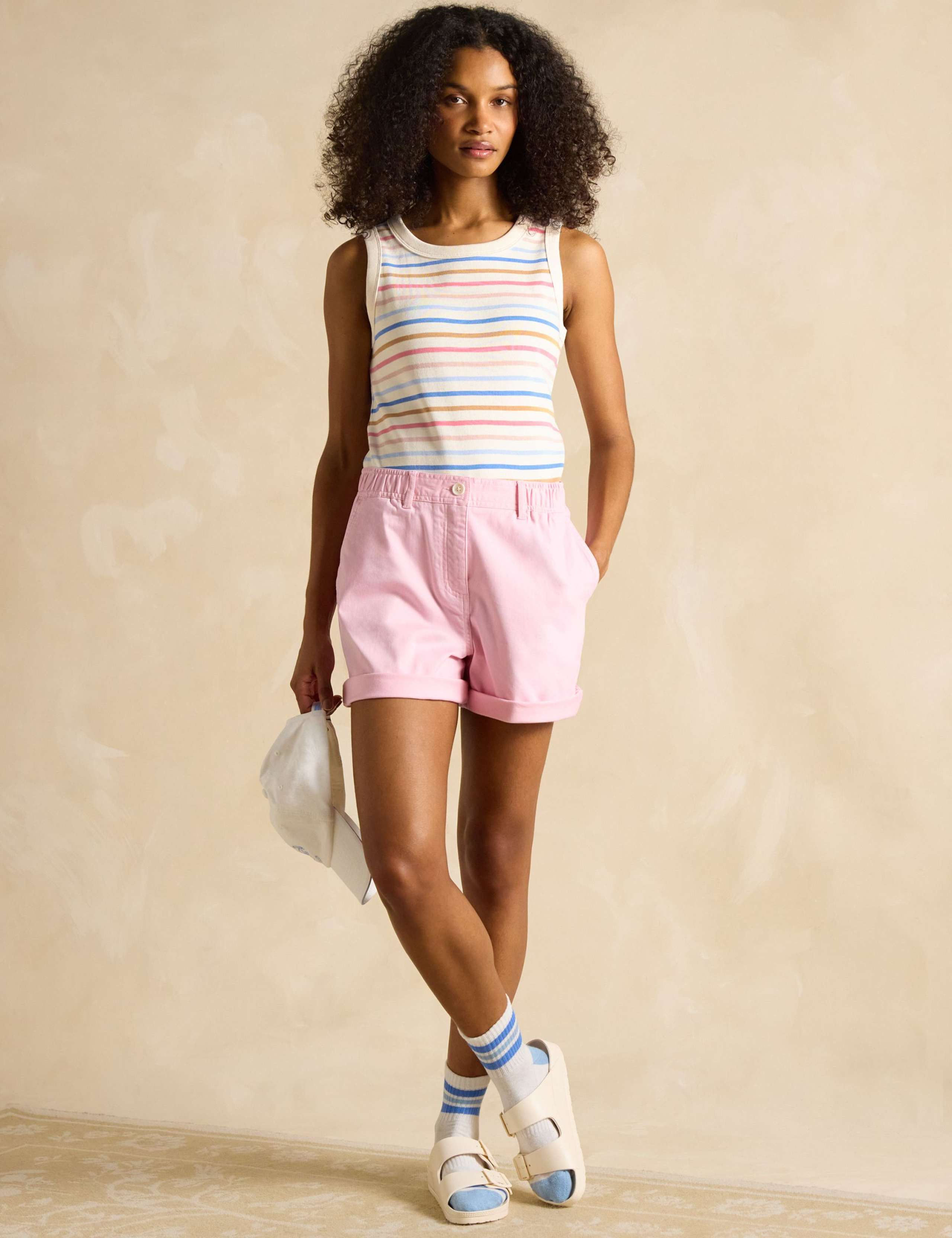 Pure Cotton Striped Vest
